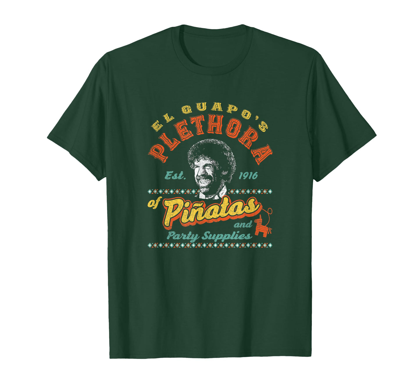 Vintage El Guapo's Plethora Of Piñatas Three Amigos T-Shirt