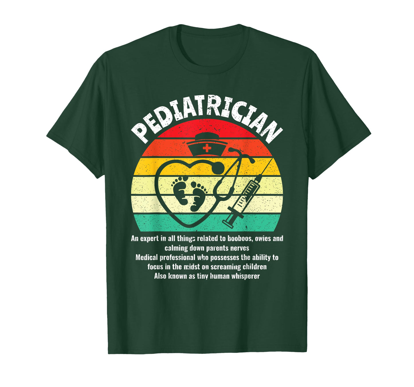 Funny Paediatrician Definition Pediatrician Nurse T-Shirt