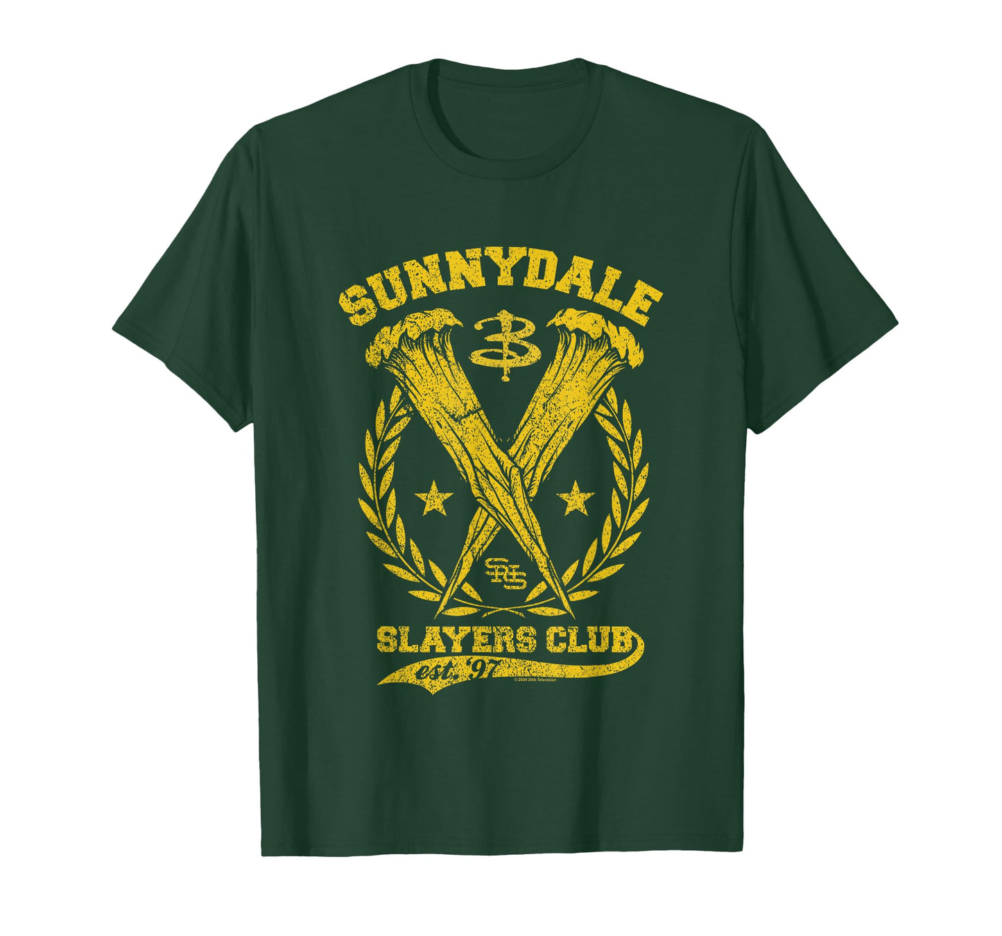 Buffy The Vampire Slayer Sunnydale Slayers Club Collegiate T-Shirt