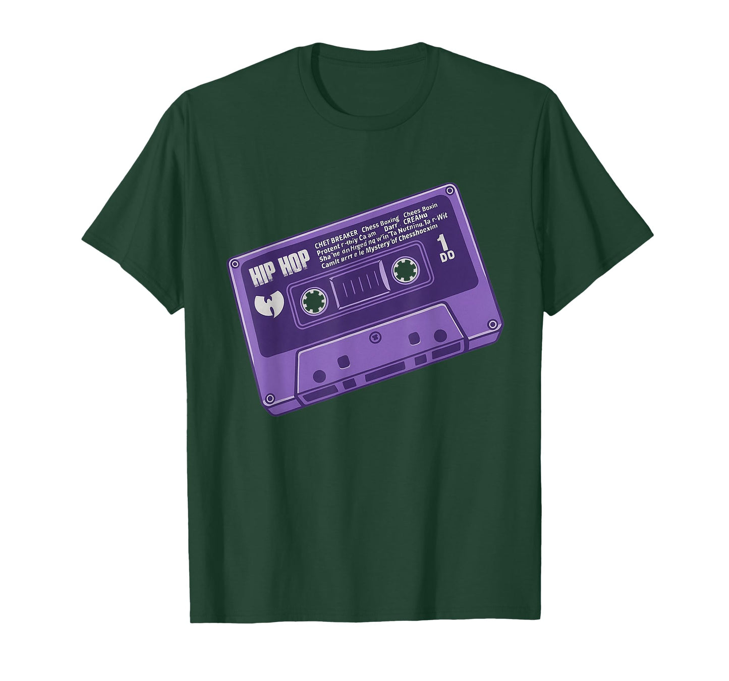 Purple Cassette Tape Retro Vintage 90s Hip Hop Music Lover T-Shirt