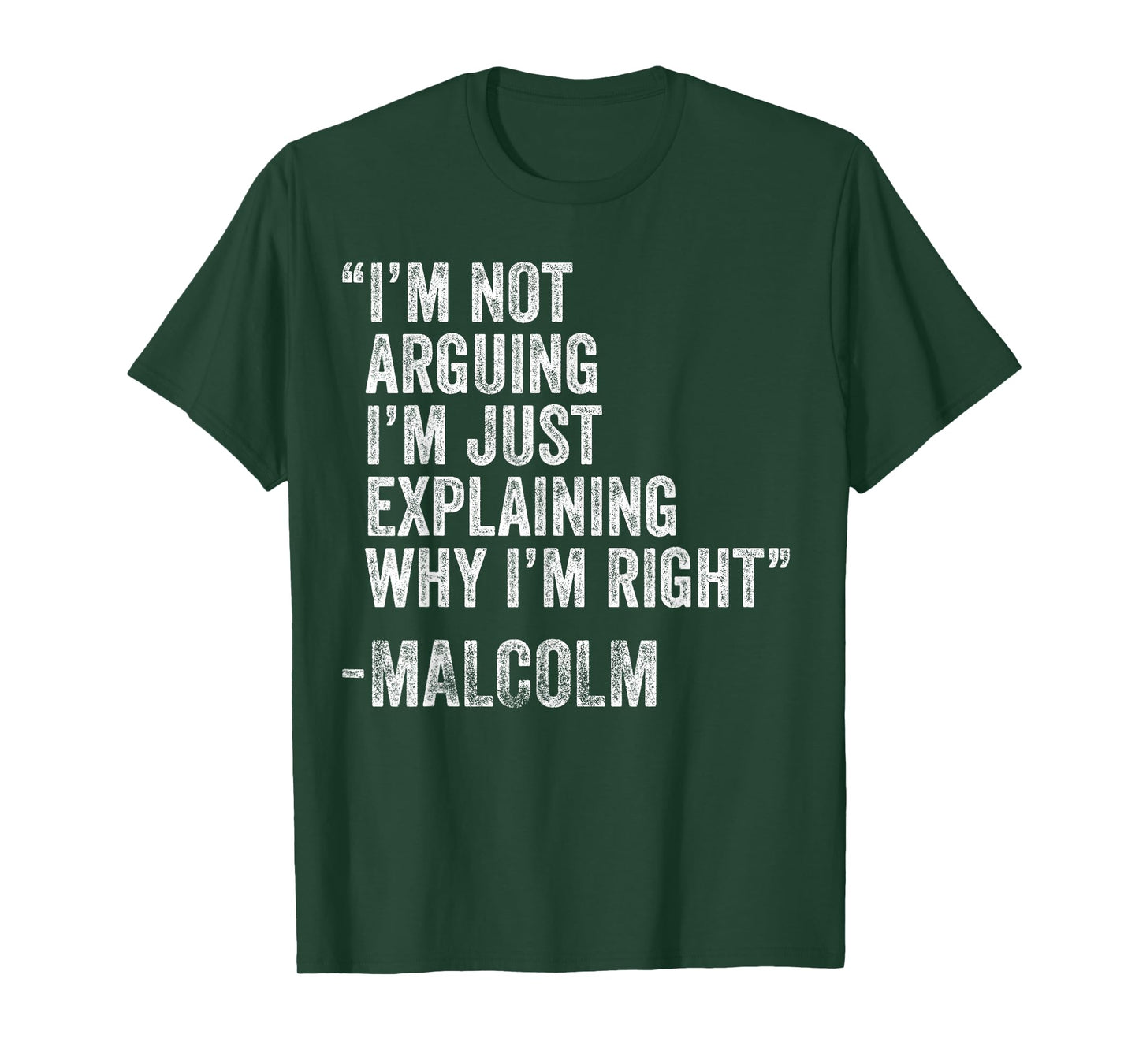 Personalized Name Fathers Day outfit For Men Malcolm Quote Funny Birthday Custom Name Idea Engineer Retro T-Shirt Black Small