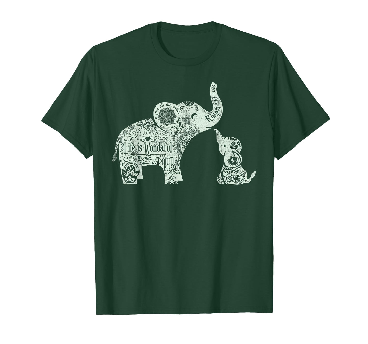 Mama and Baby Elephants Shirt T-Shirt
