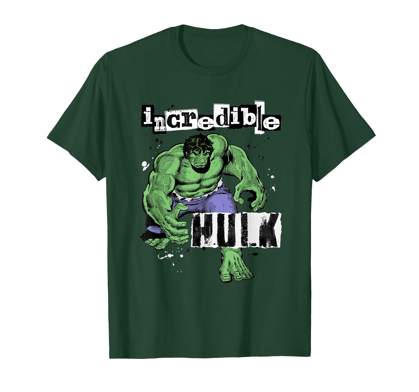 Marvel Super Heroes Incredible Hulk Retro Vintage Comic T-Shirt
