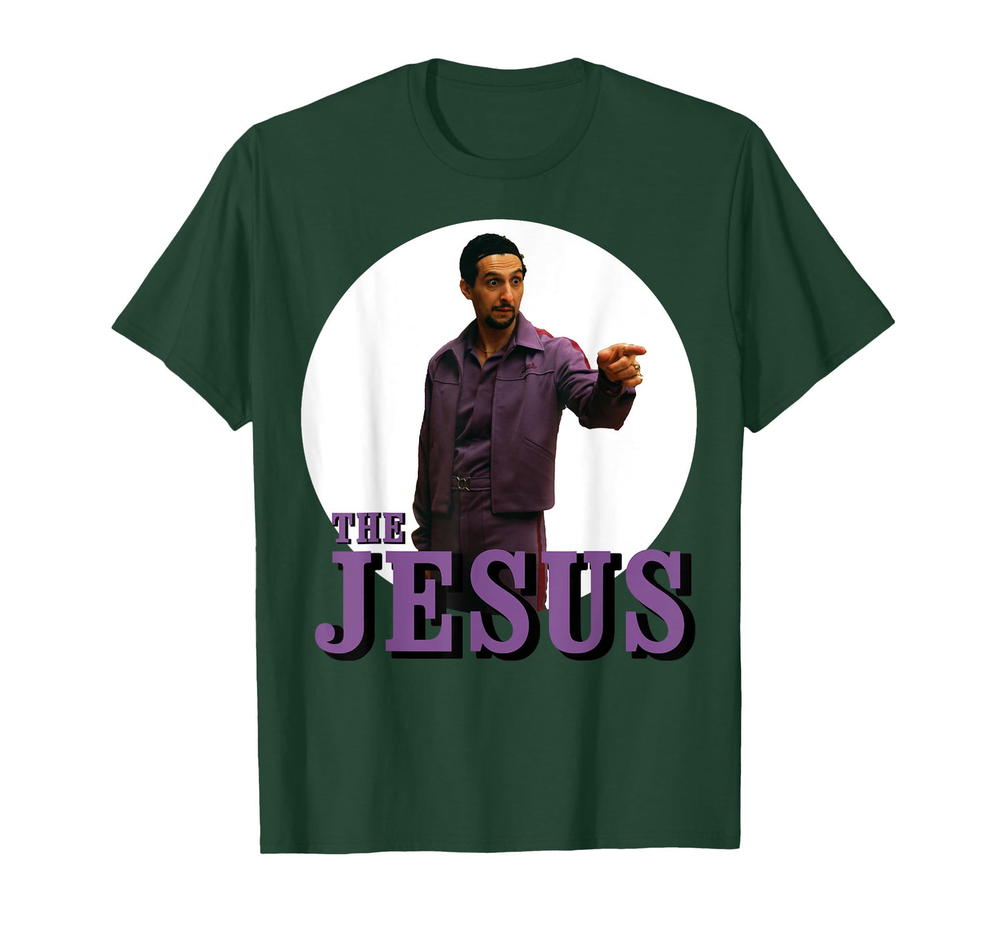 The Big Lebowski The Jesus Circle Logo Graphic T-Shirt T-Shirt