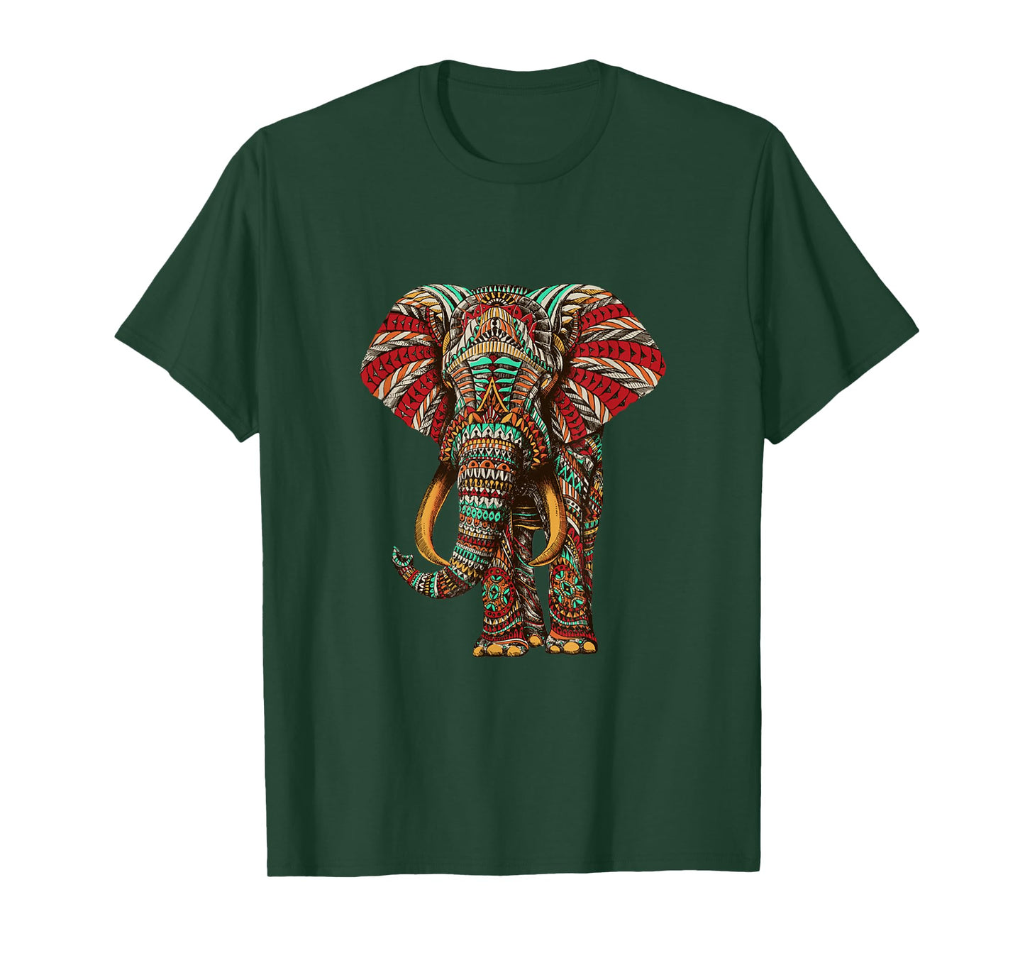 Henna Stylish Artistic Save The Elephants | Wildlife T-Shirt