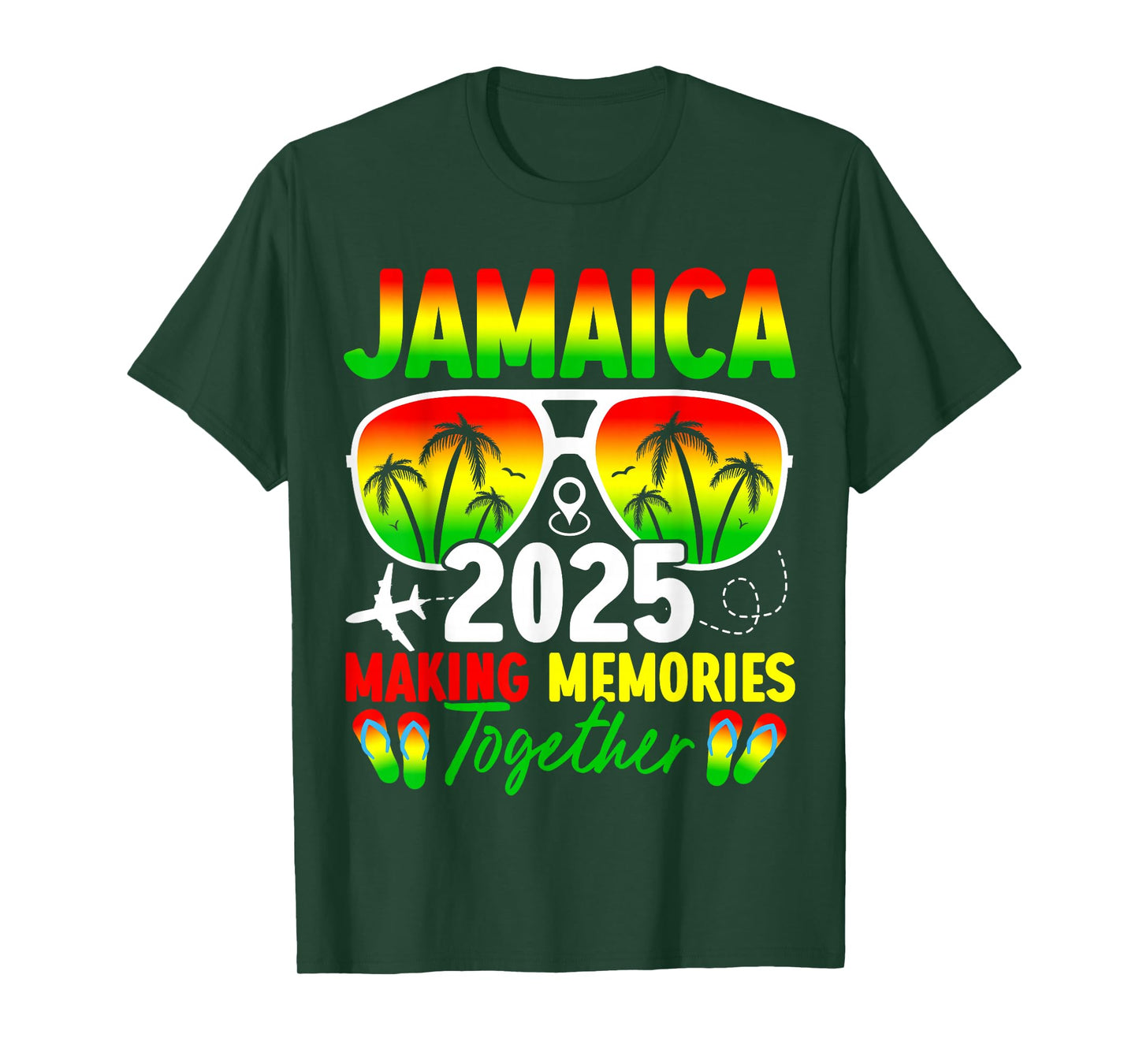 Jamaica Family Reunion 2025 Making Memories Vacation Summer T-Shirt