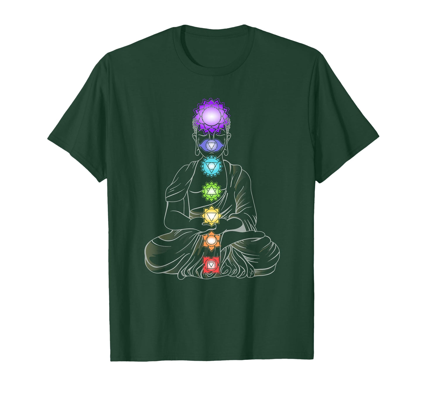 Yoga Meditation Spiritual Body Energy Centres Chakra T-Shirt