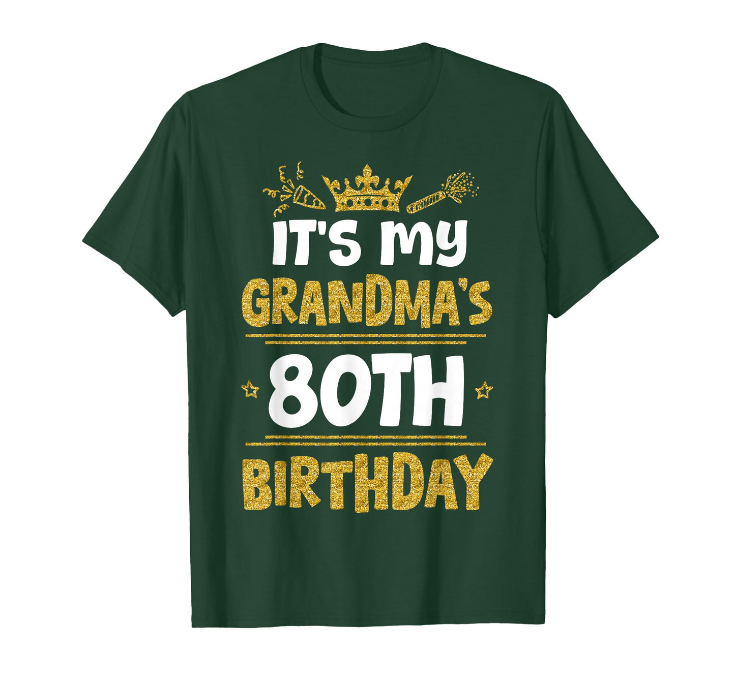 Happy It's My Grandma's 80th Birthday 1945 80 Years Old T-Shirt
