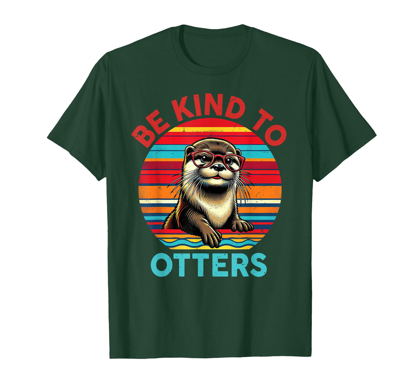 Men Funny Otter-Shirt Women Kid Girl Lover Be Kind To Otters T-Shirt