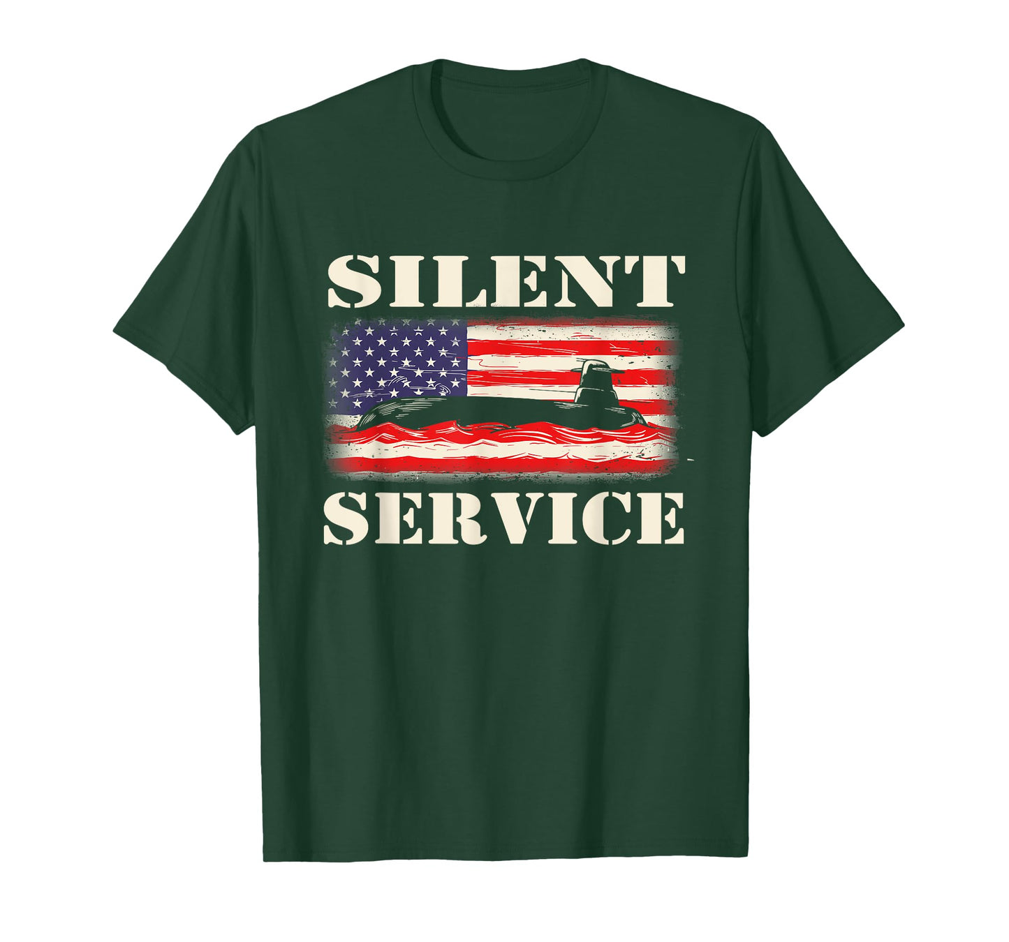 Silent Service - Submarine US Veteran Submariner T-Shirt