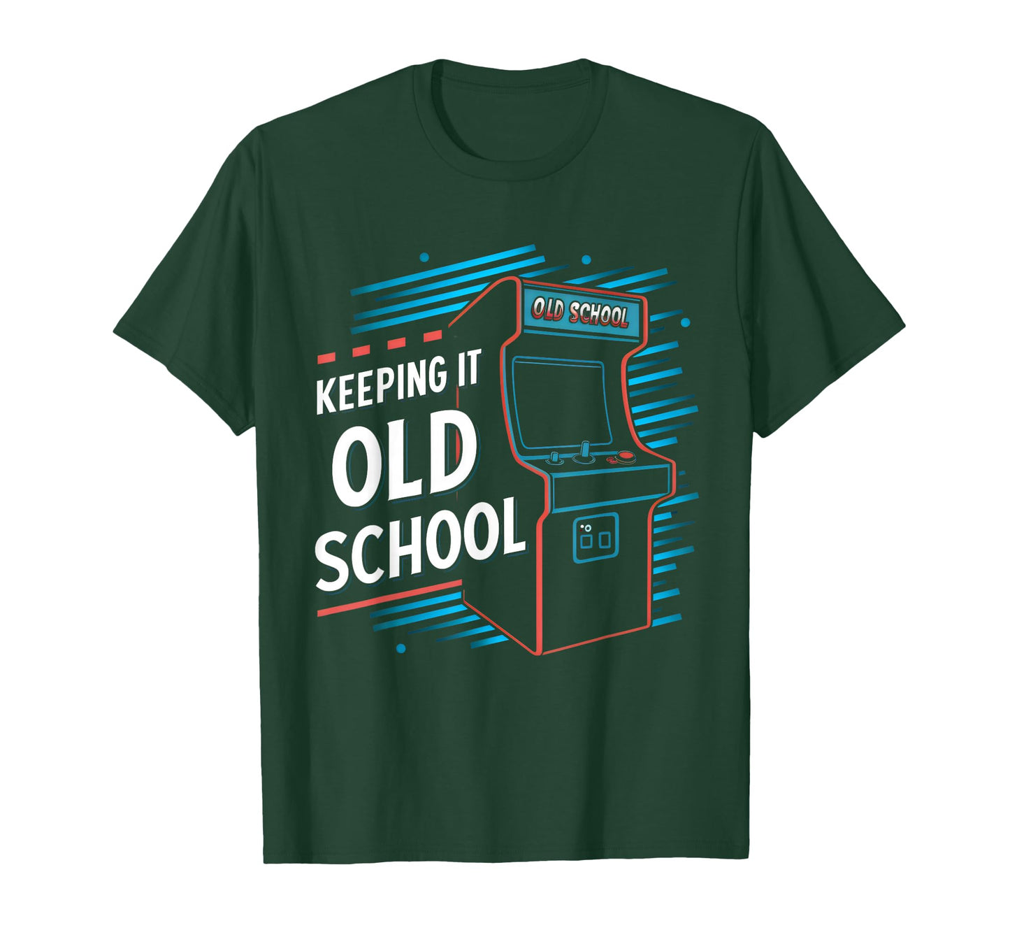 Keeping It Old School Gamer Vintage 80's 90's Arcade Gaming T-Shirt
