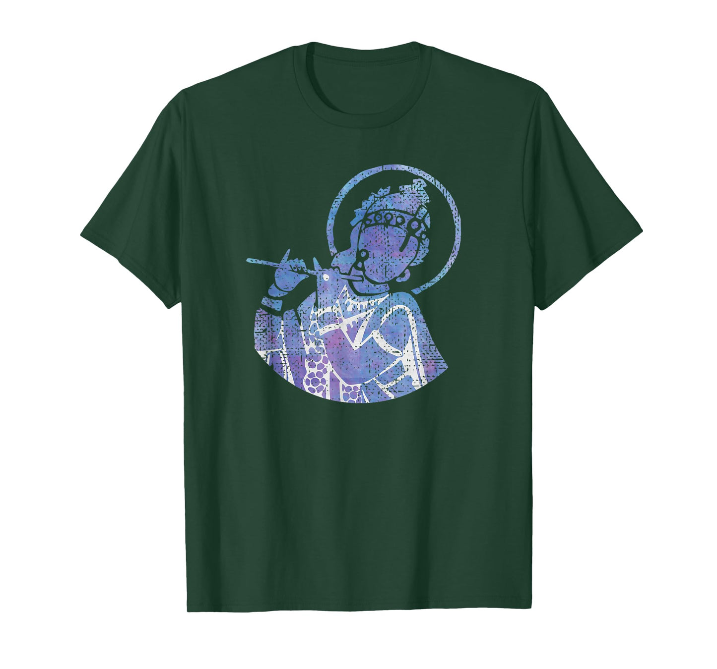 The Divine Flutist Lord Krishna T-Shirt