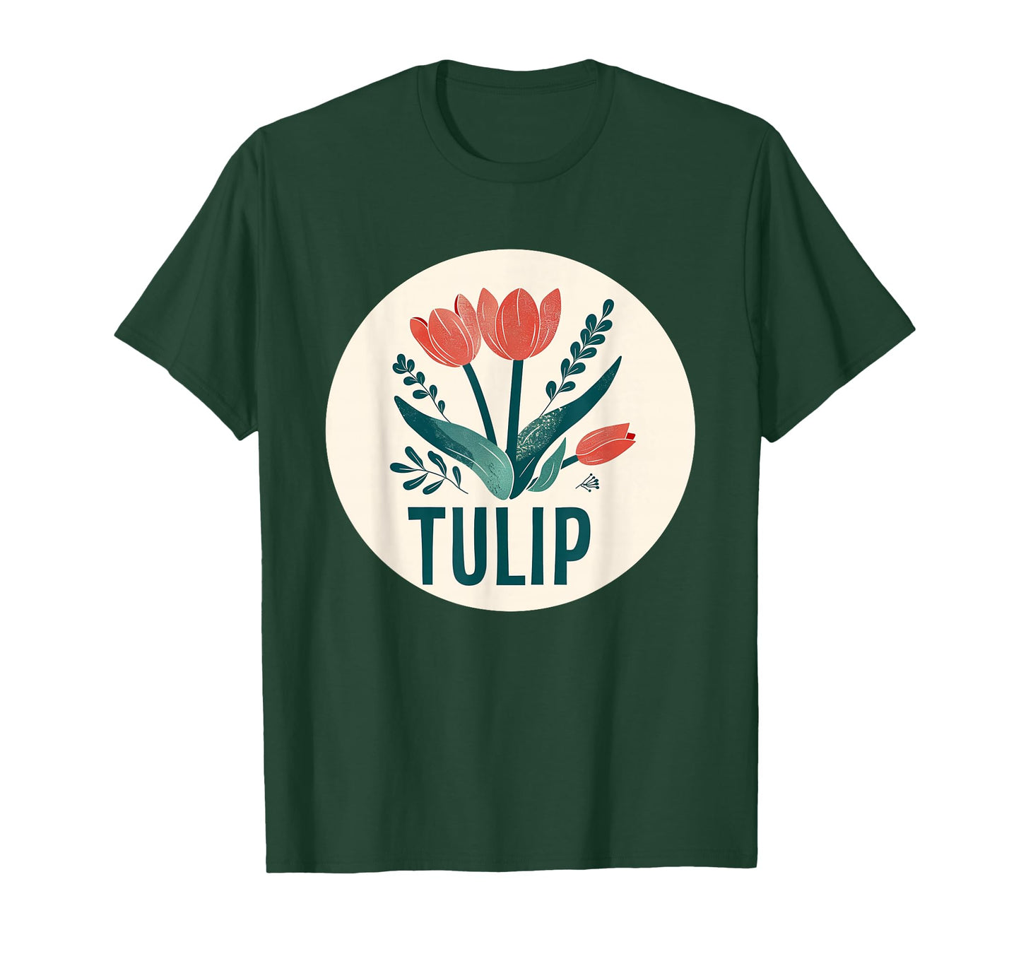Nice red Tulips for Spring and Summer Plants Fans T-Shirt
