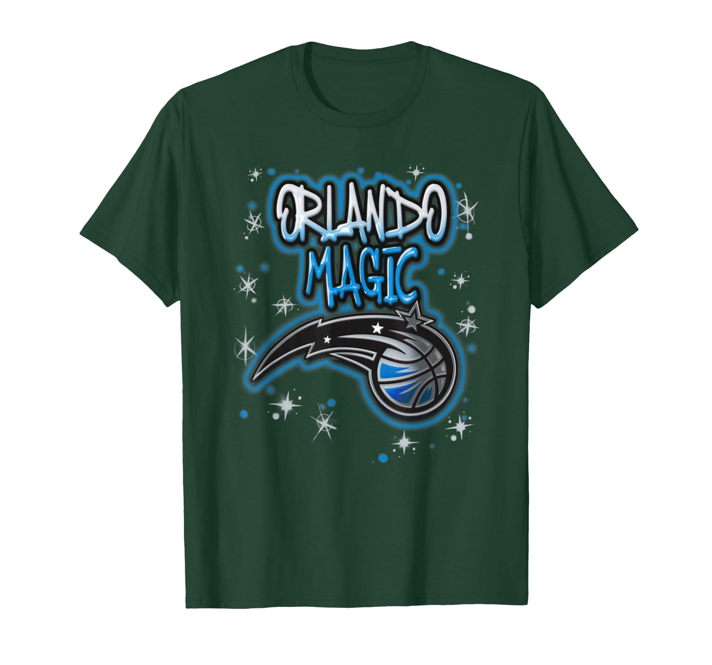 NBA Orlando Magic Airbrush Logo T-Shirt