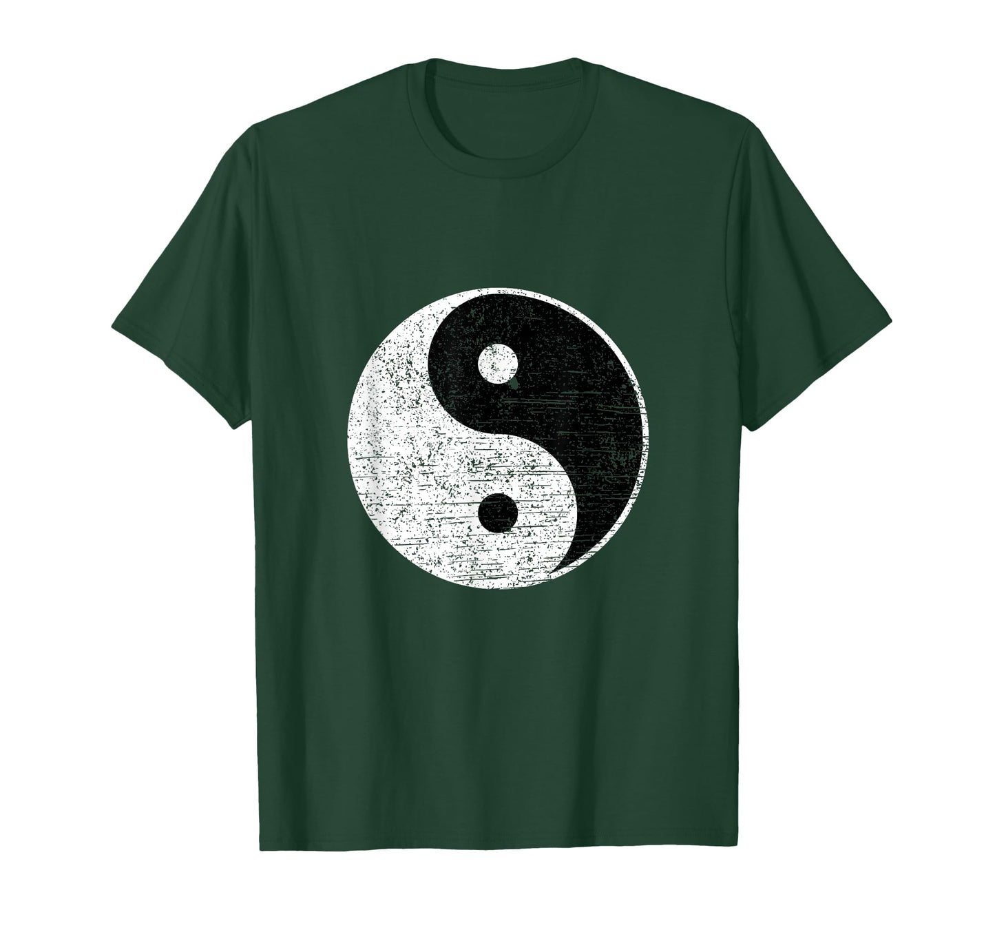 Yin And Yang Black White Abstract Asian Art Style Yoga Gift T-Shirt