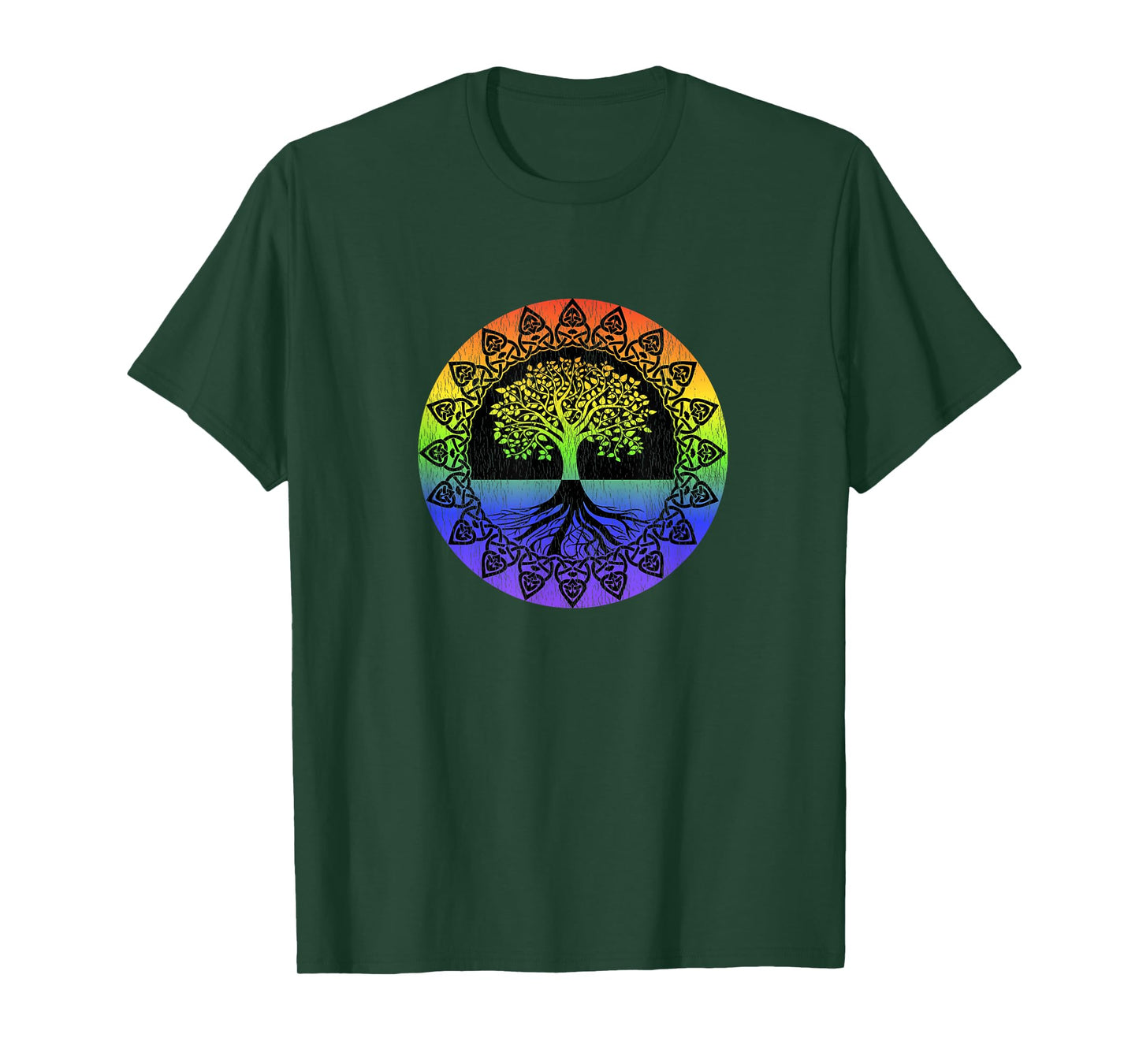 Tree of Life Rainbow-Colored T-Shirt