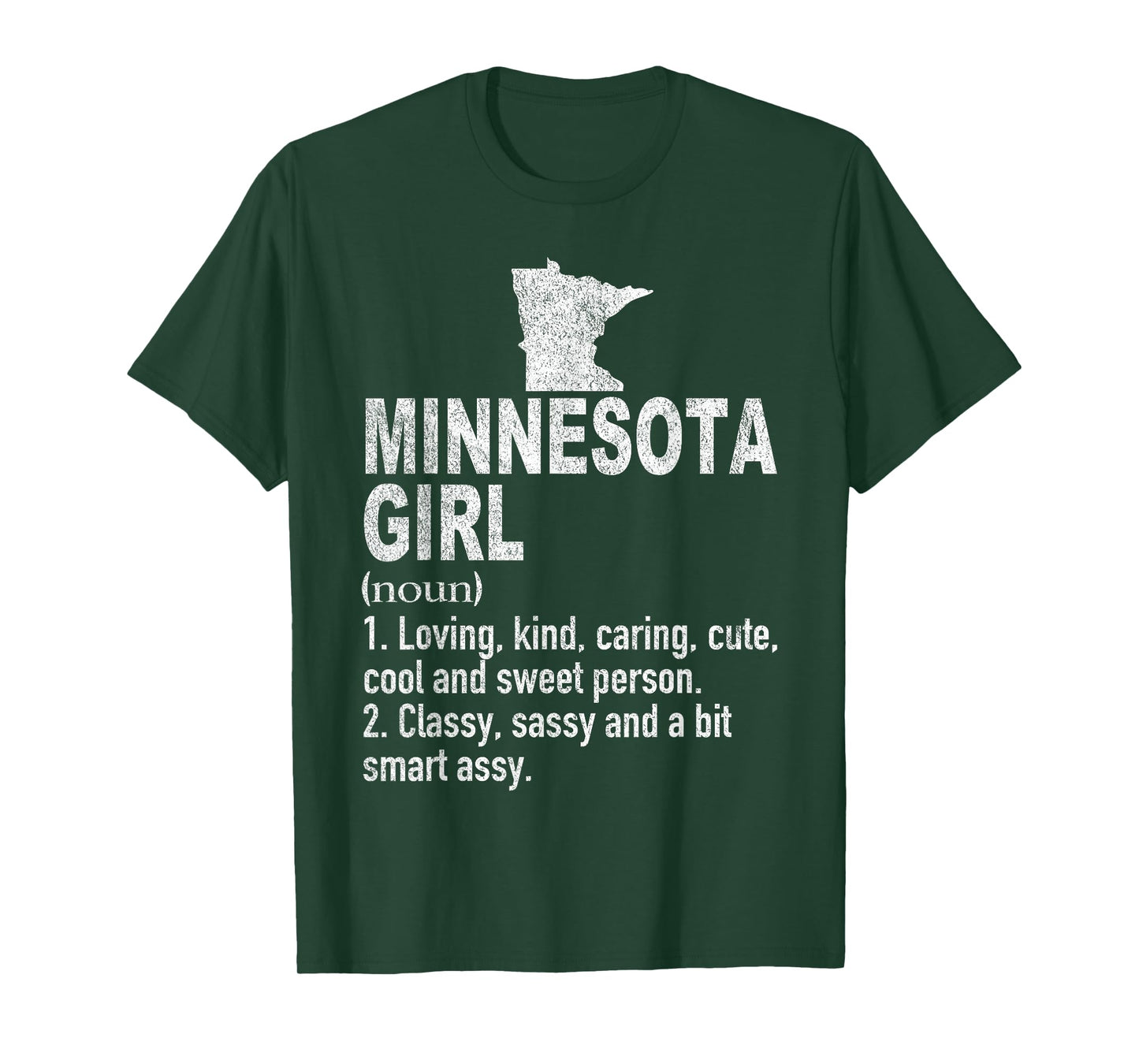 Minnesota Girl Definition Funny Hometown Home Minnesota T-Shirt