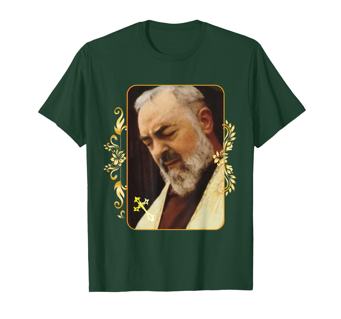 Religious Catholic St Padre Pio Of Pietrelcina T-Shirt T-Shirt