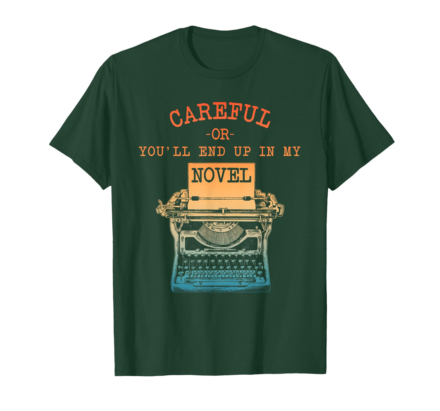 Writer Art For Men Women Novel Writing Poet Novelist Author T-Shirt