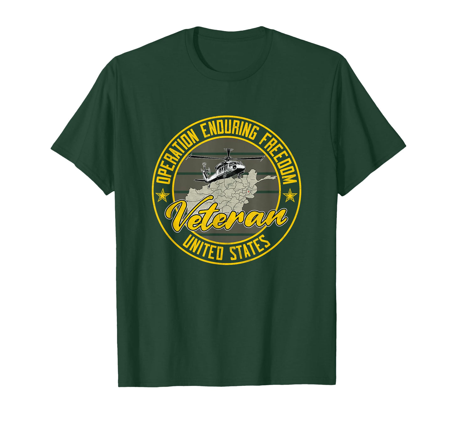 Operation Enduring Freedom OEF Veteran Afghanistan Vintage T-Shirt