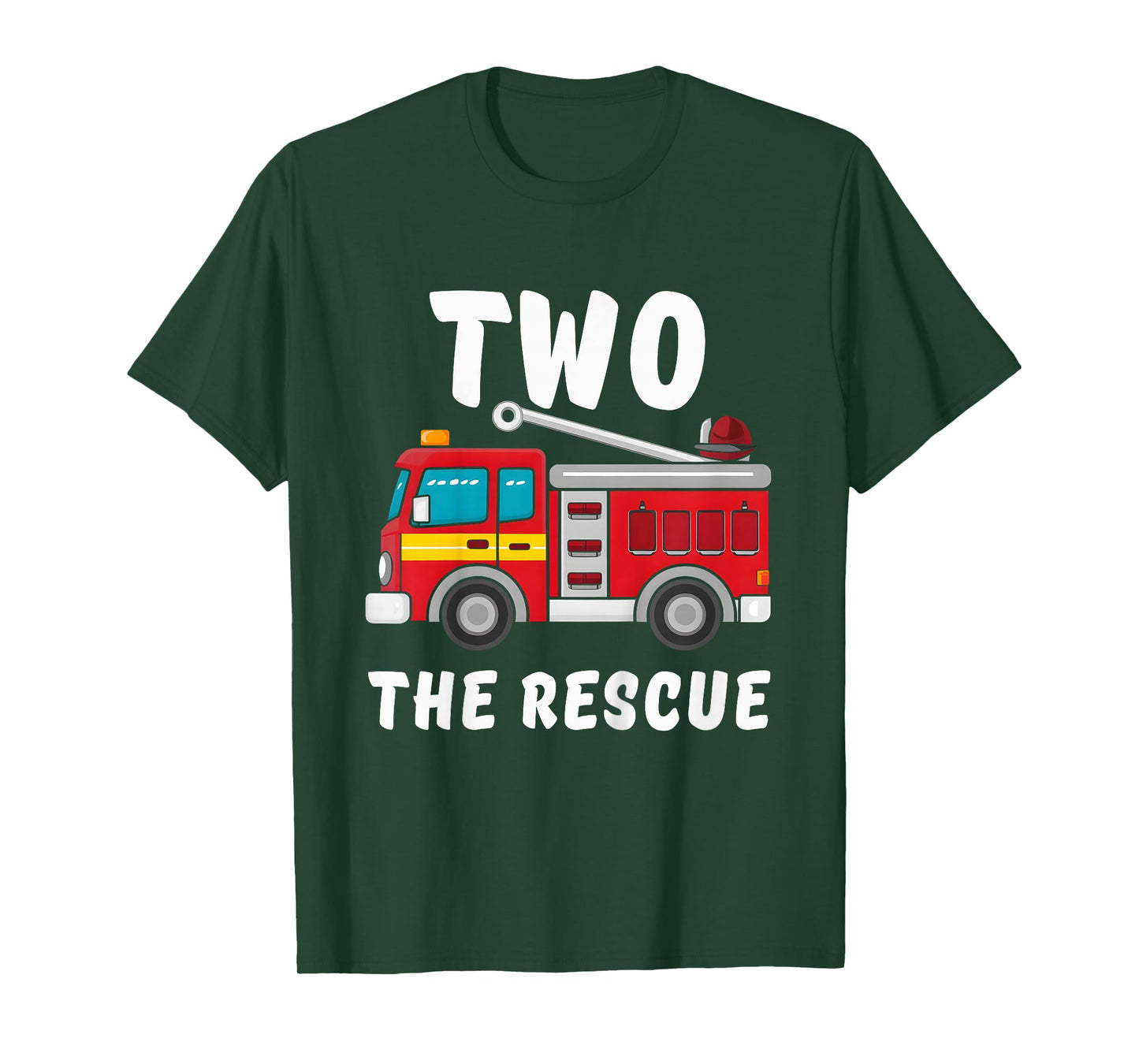2 The Rescue Fireman 2nd Birthday party T-Shirt