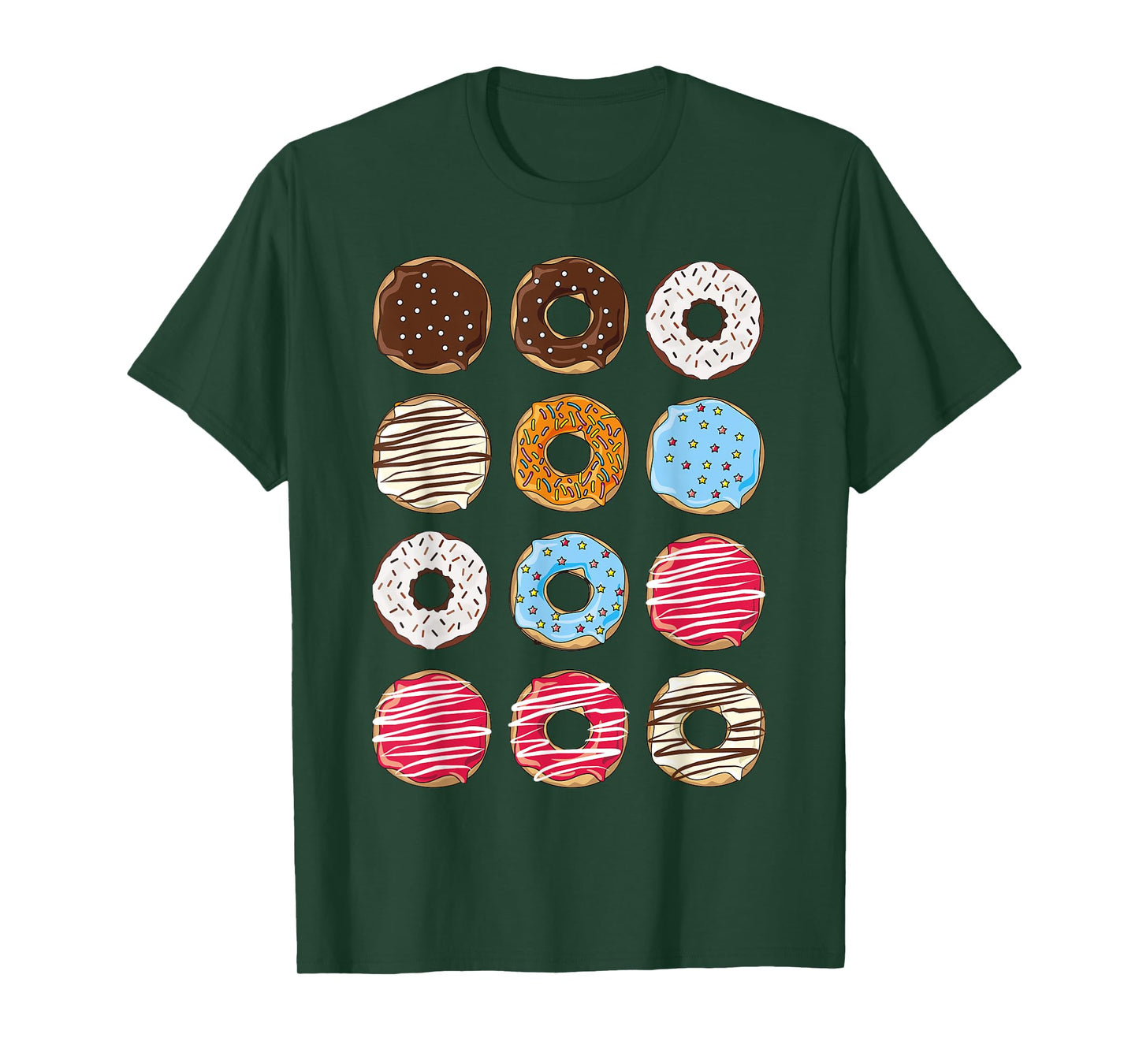 Dozen Donuts Doughnut Box Donut Halloween Costume Dress-up T-Shirt