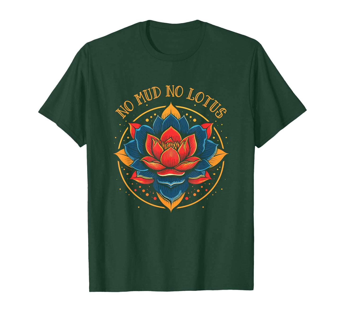 No Mud No Lotus Vintage Tattoo T-Shirt