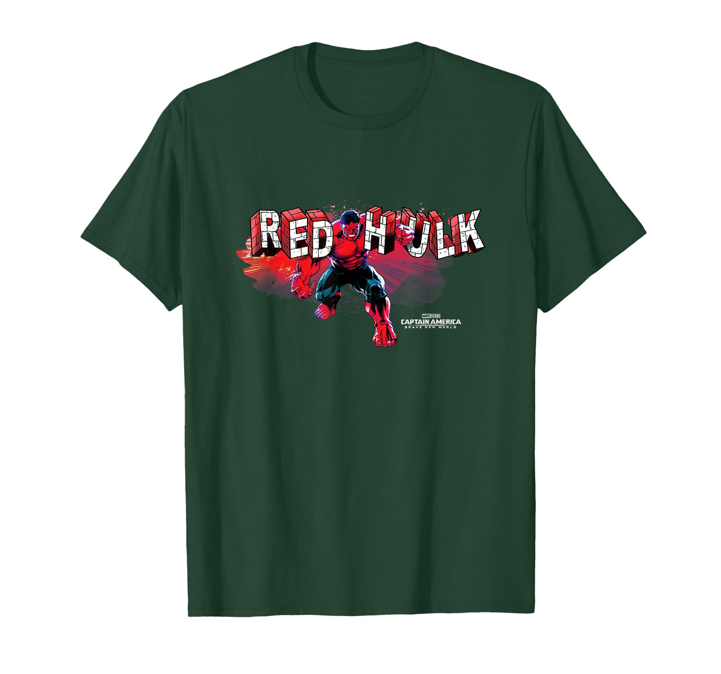 Marvel Captain America: Brave New World Red Hulk Logo T-Shirt