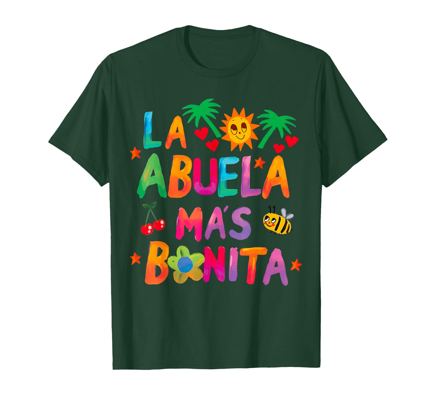 La Abuela Mas Bonita - The Most Beautiful Grandmother T-Shirt