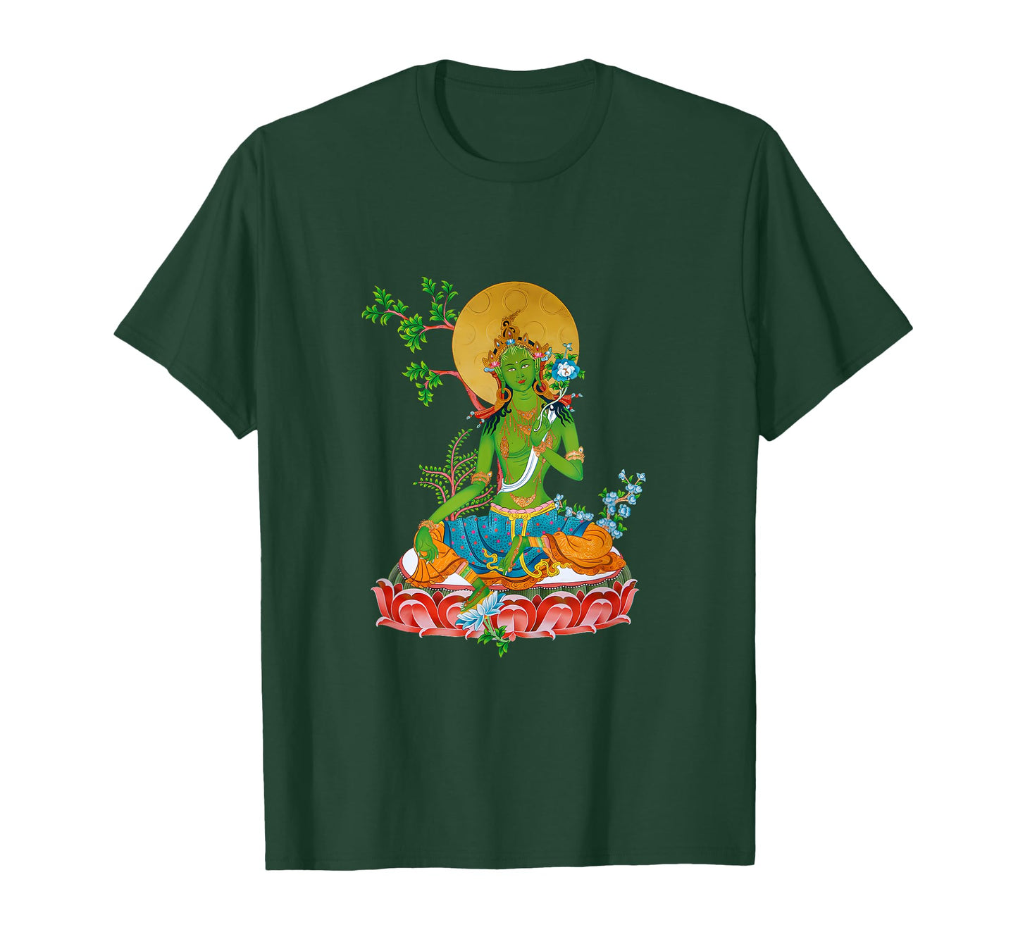 Tibetan Green Tara Buddha T-Shirt