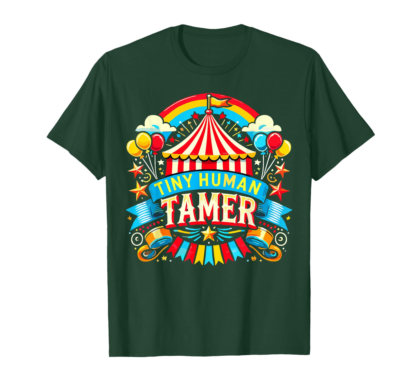 Tiny Human Tamer Circus Carneval Staff T-Shirt