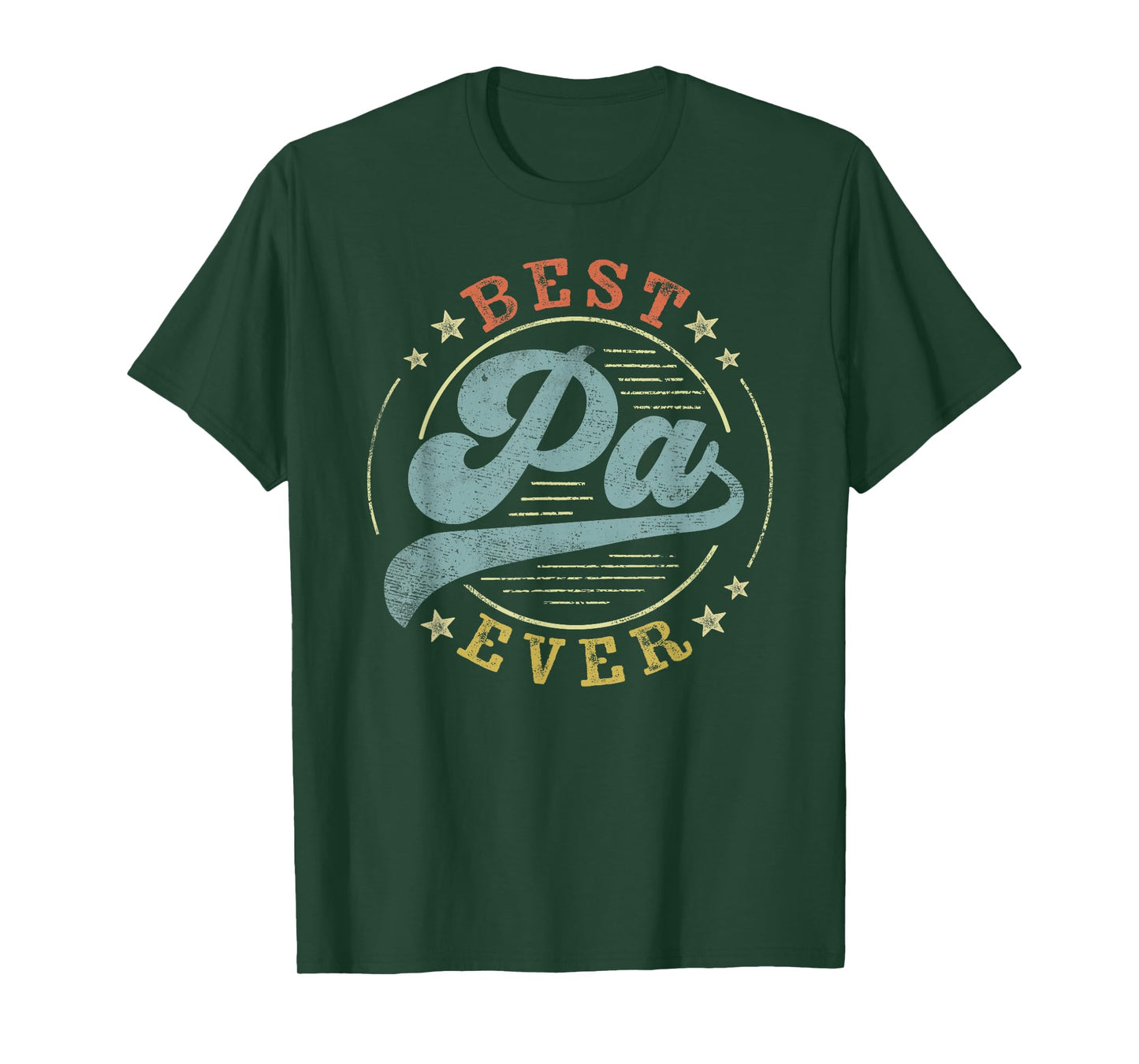 Best Pa Ever Father's Day Pa Gifts Vintage Emblem T-Shirt
