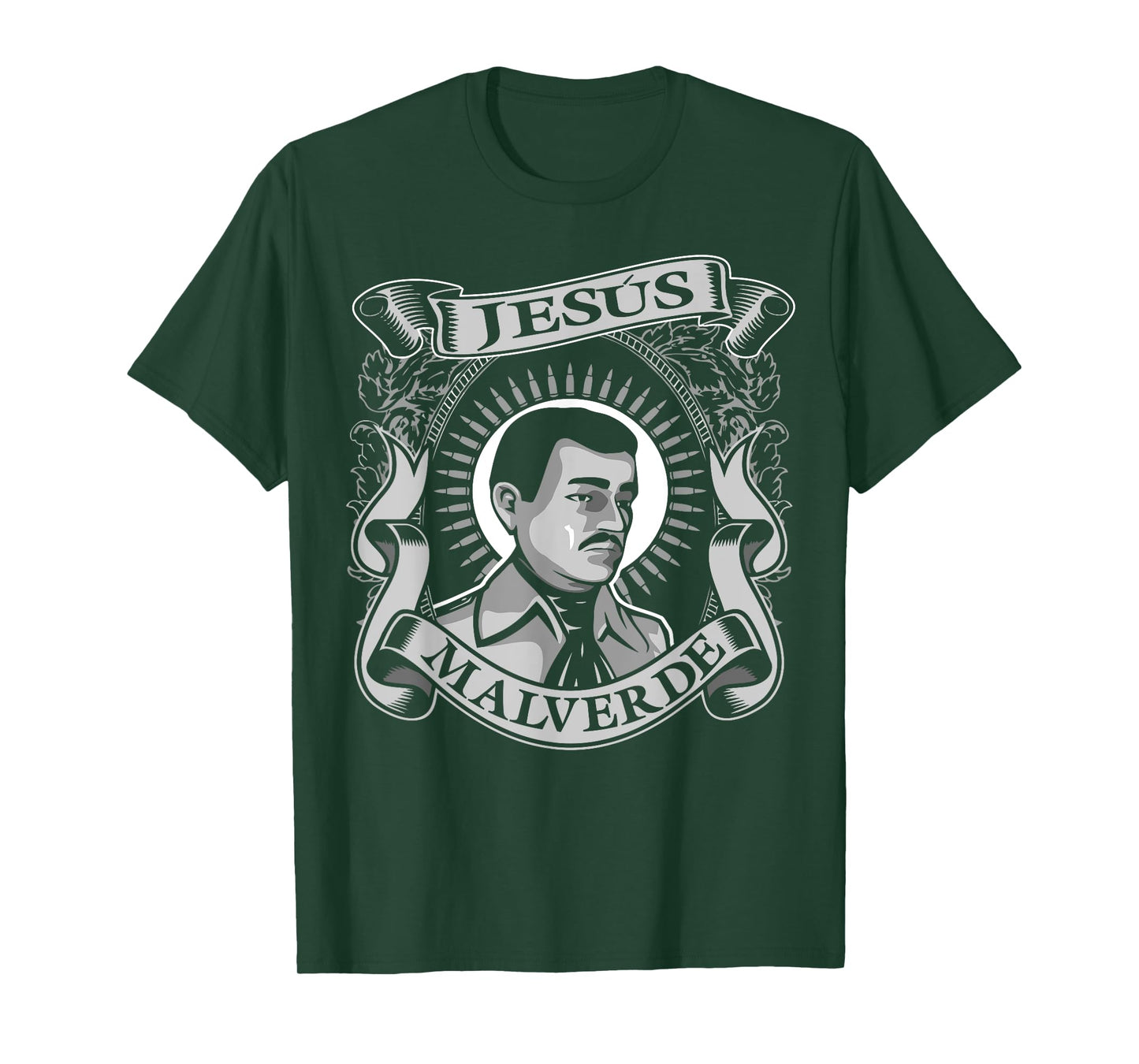 Jesus Malverde Mexican Hero Angel Of The Poor T-Shirt T-Shirt