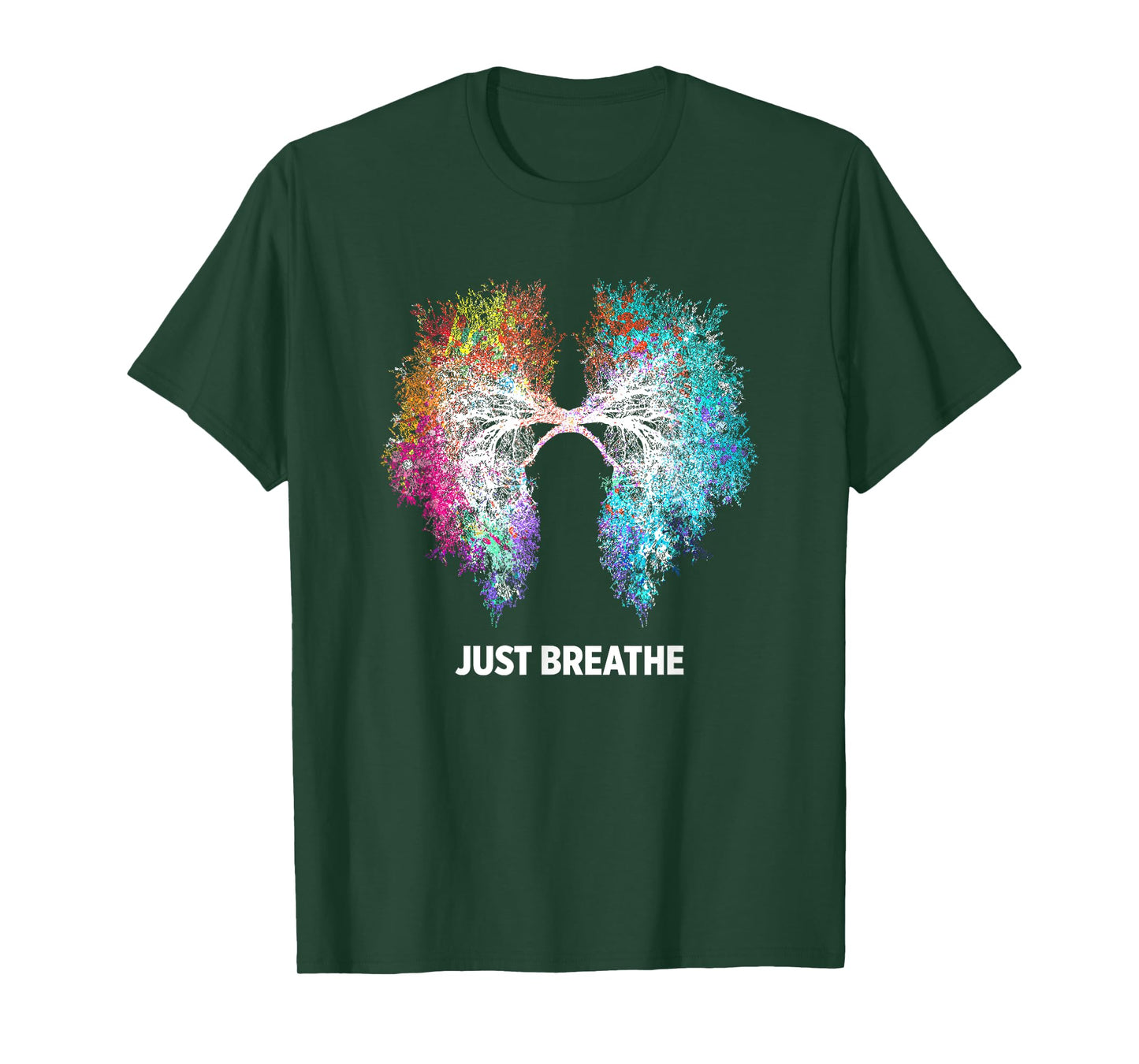Yoga Inhale Exhale Nature Lung T-Shirt