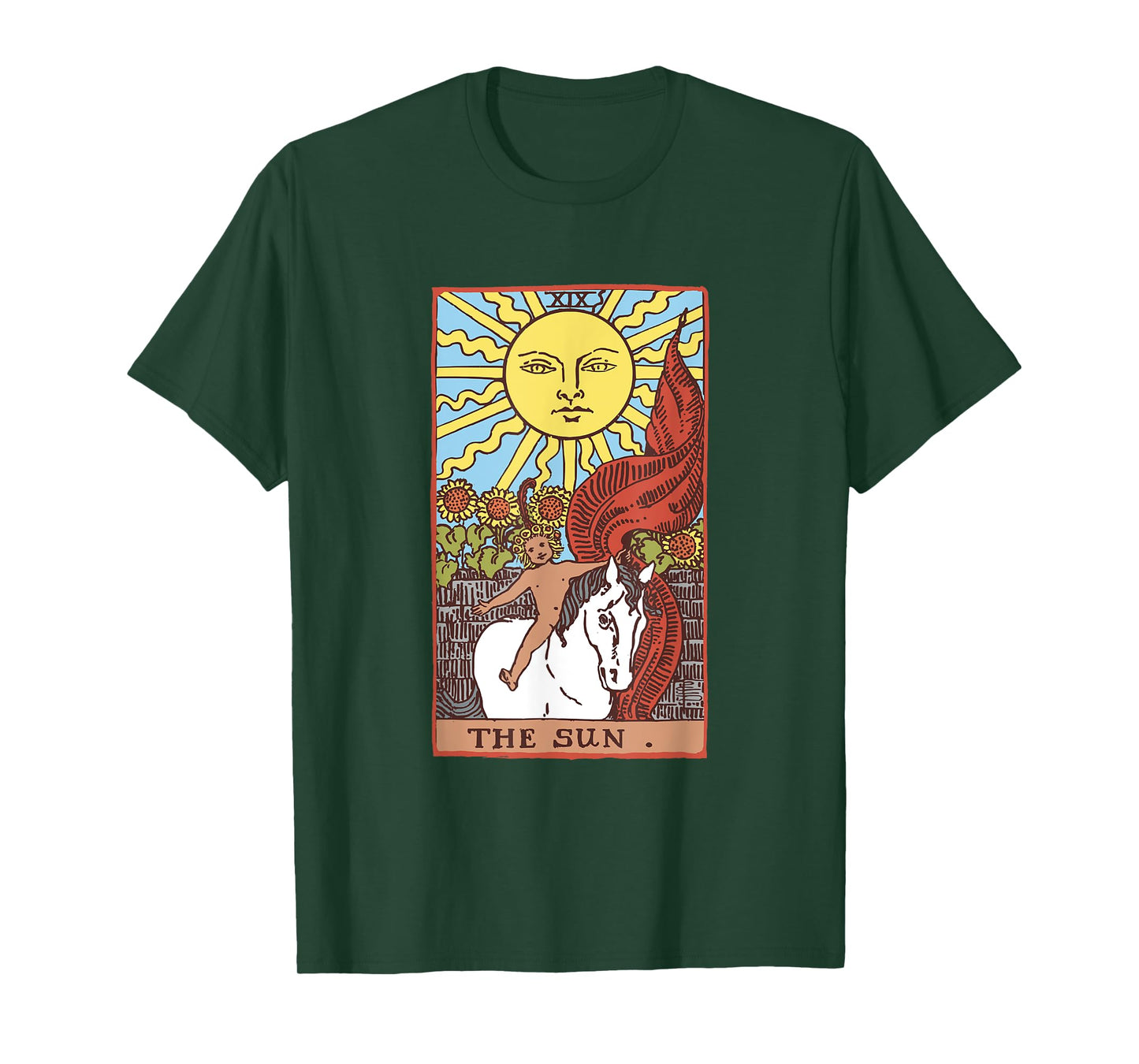 Sun Tarot Card Rider Waite T-Shirt