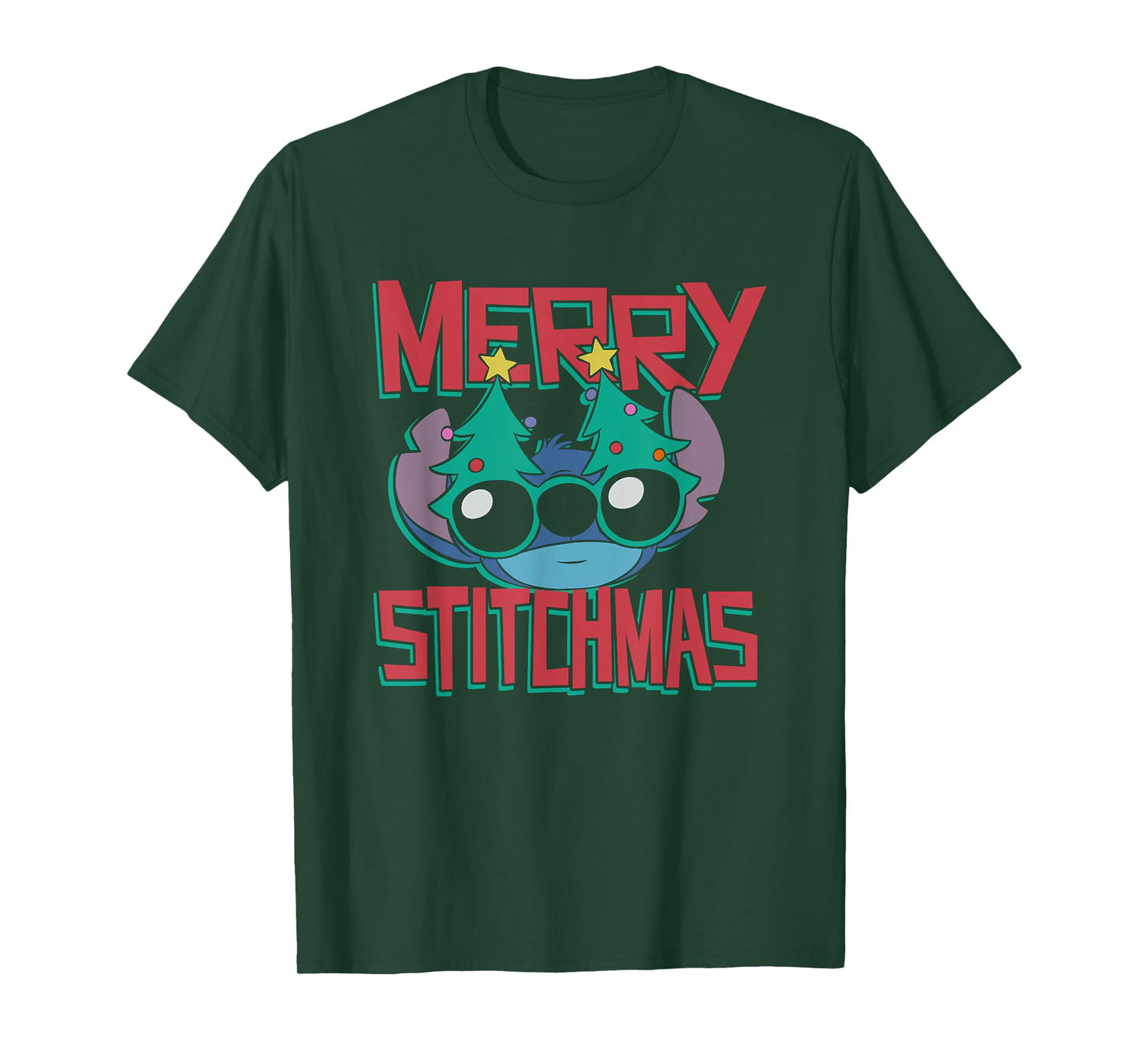 Disney Lilo & Stitch Christmas Merry Stitchmas T-Shirt