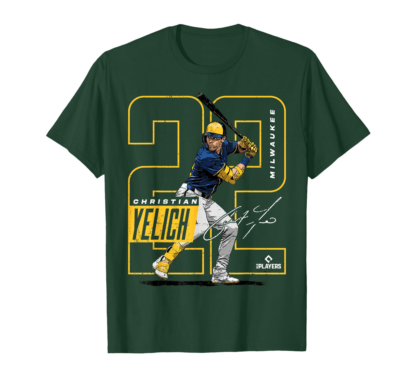 Christian Yelich | Milwaukee MLB Baseball Players| MLBCY201M T-Shirt
