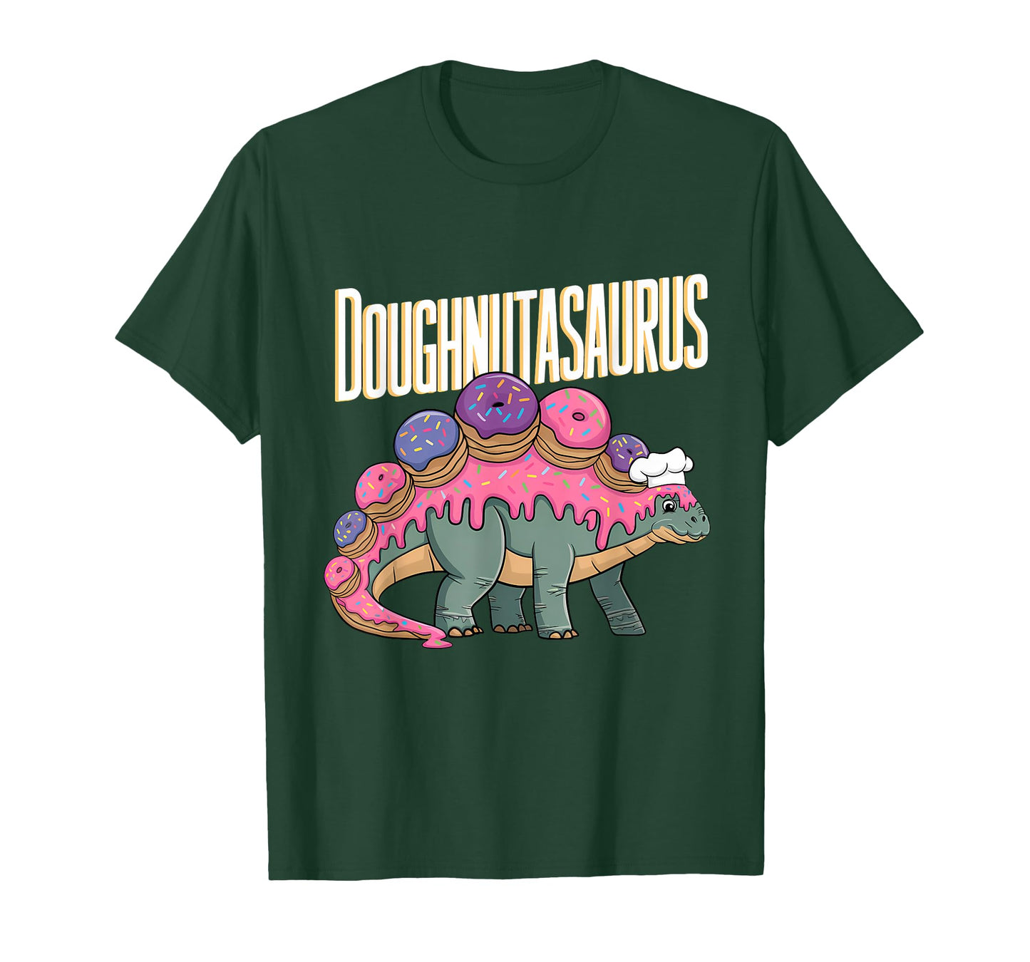 Doughnut Dino T-Rex Baking Dinosaur Funny Donut T-Shirt
