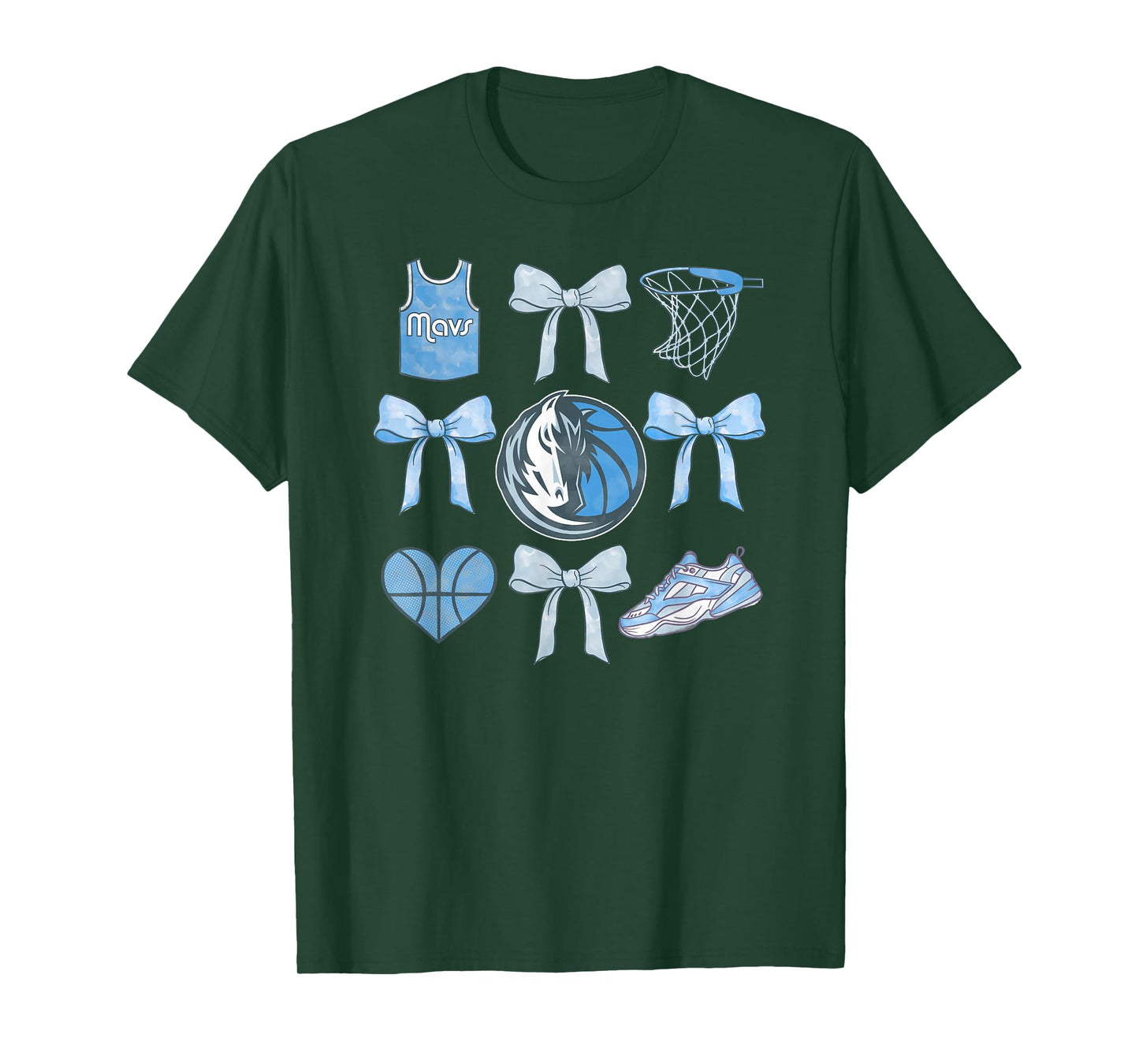 NBA Dallas Mavericks Bow Grid T-Shirt