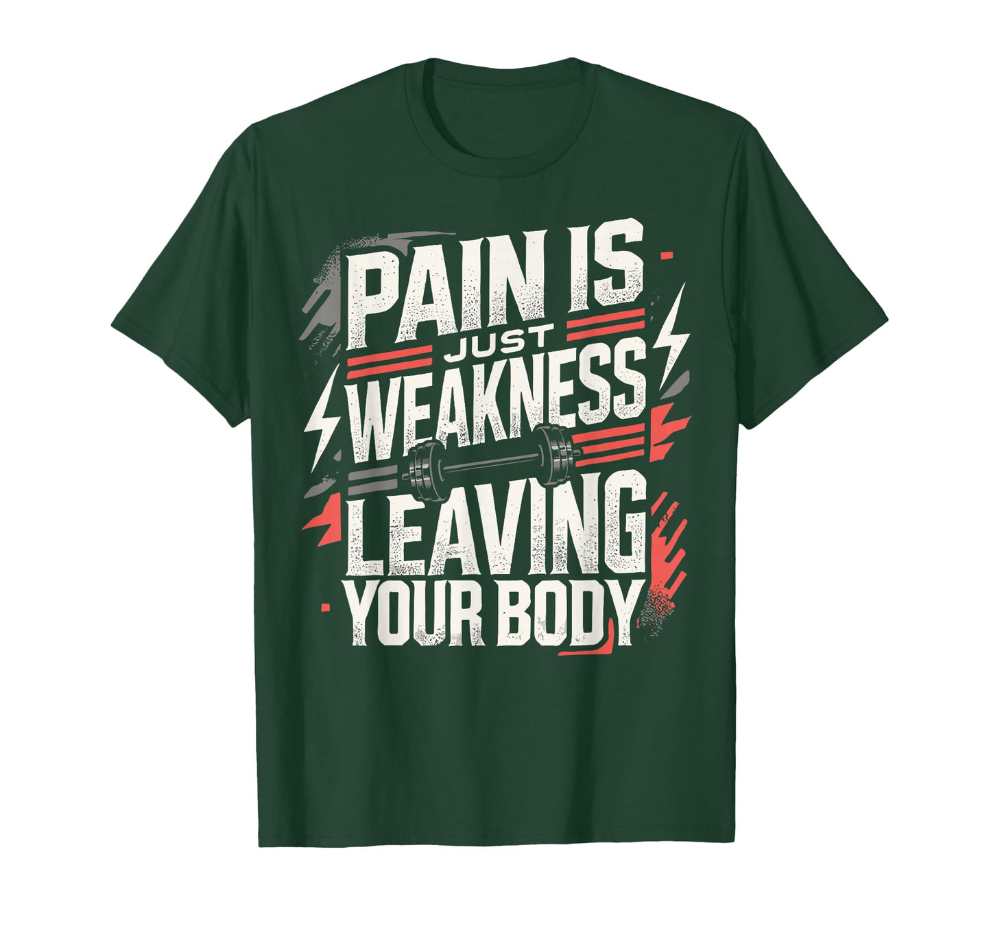 Pain Is Just Weakness Leaving Your Body Gym Coaches T-Shirt
