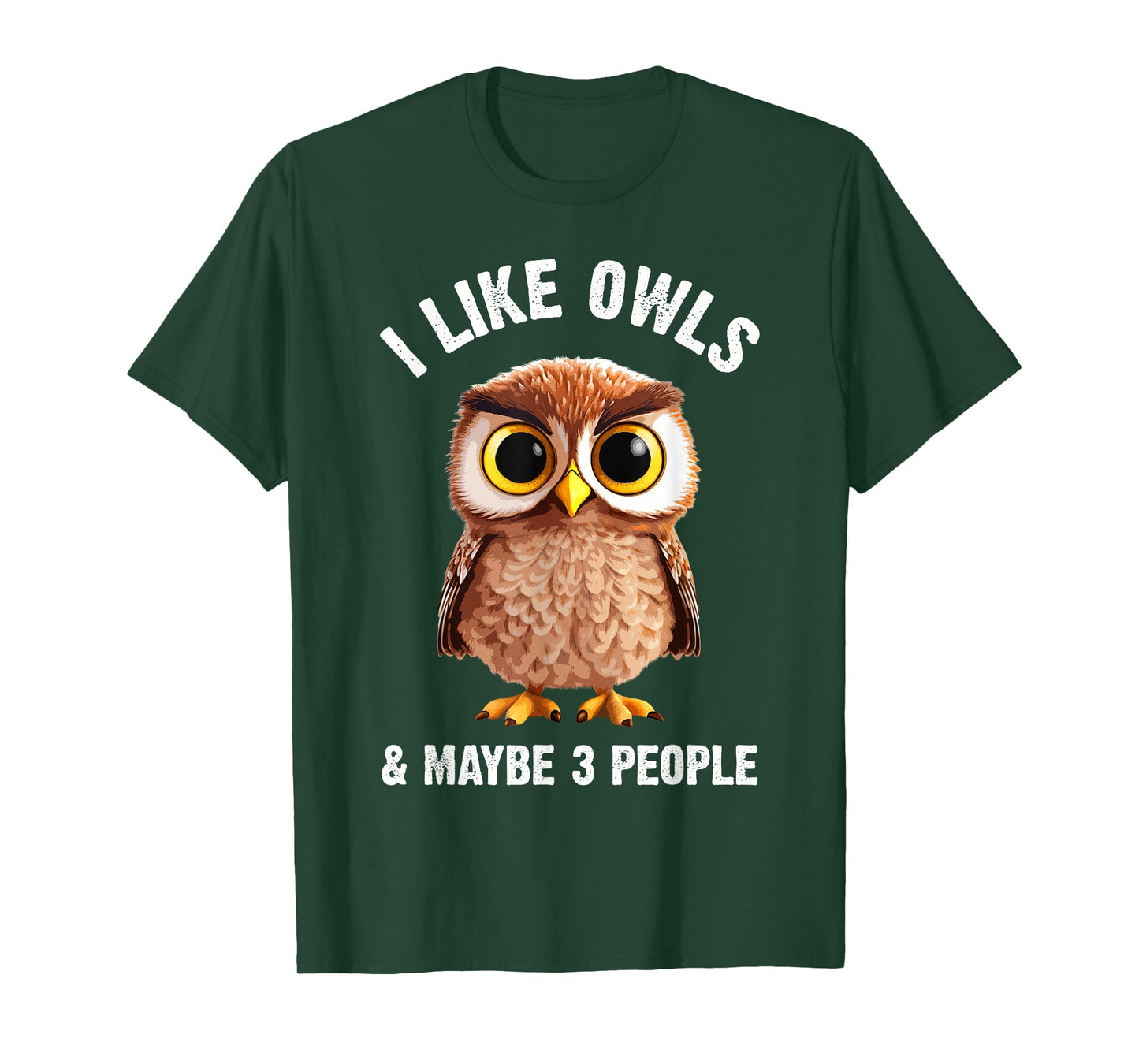 Cool Owl Design For Men Women Kids Bird Zookeeper Owl Lover T-Shirt