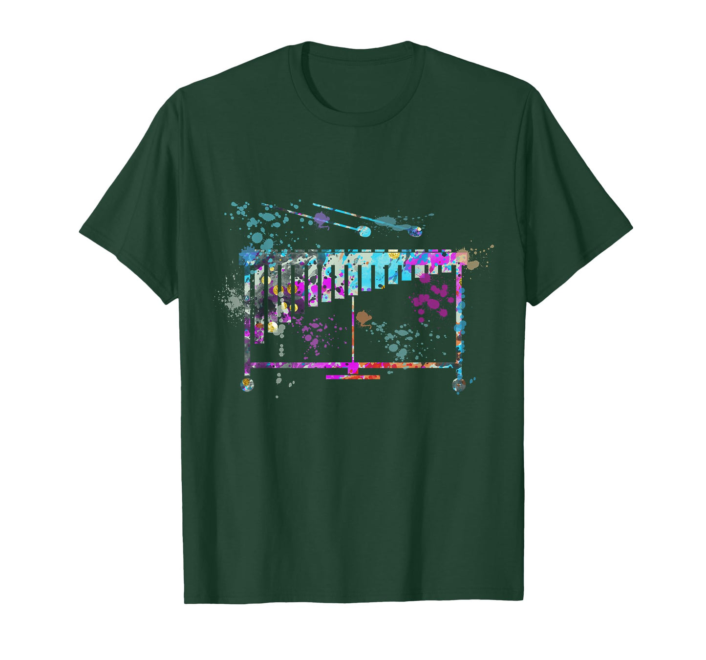 Vibraphone Instrument Silhouette Vibraphones T-Shirt