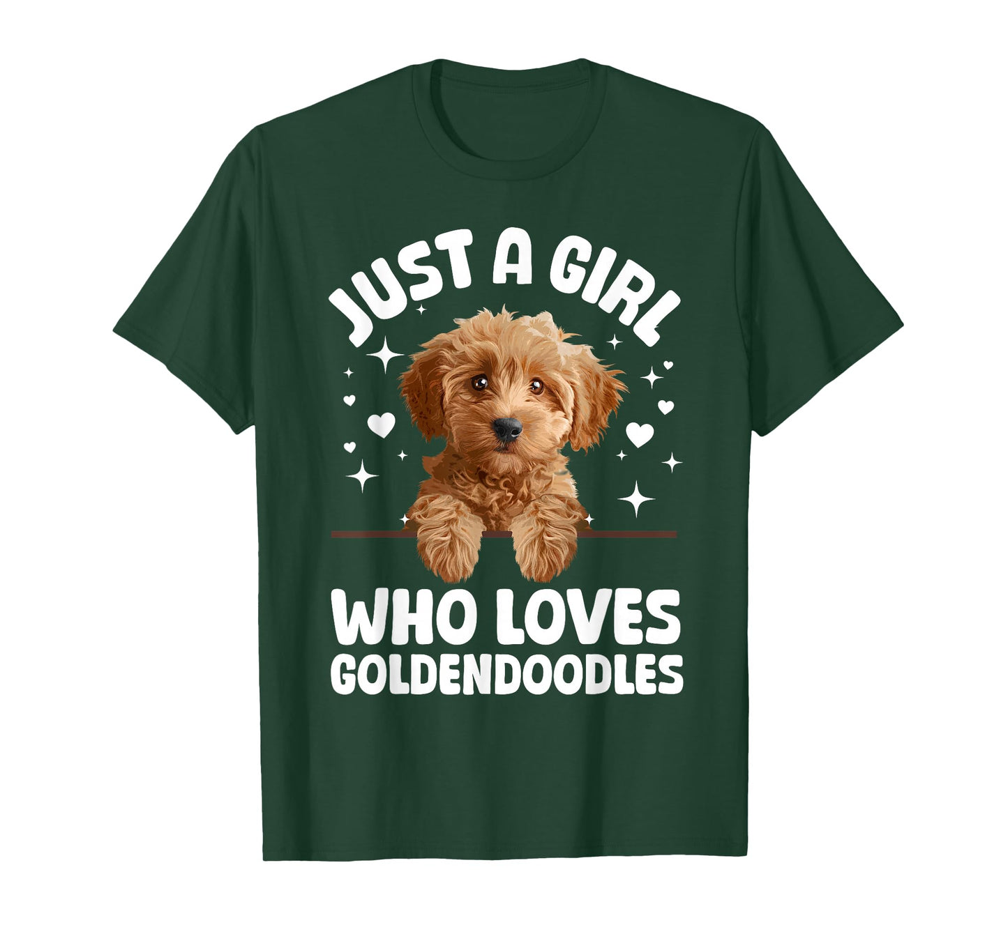 Cute Goldendoodle Design For Women Girls Golden Doodle Lover T-Shirt