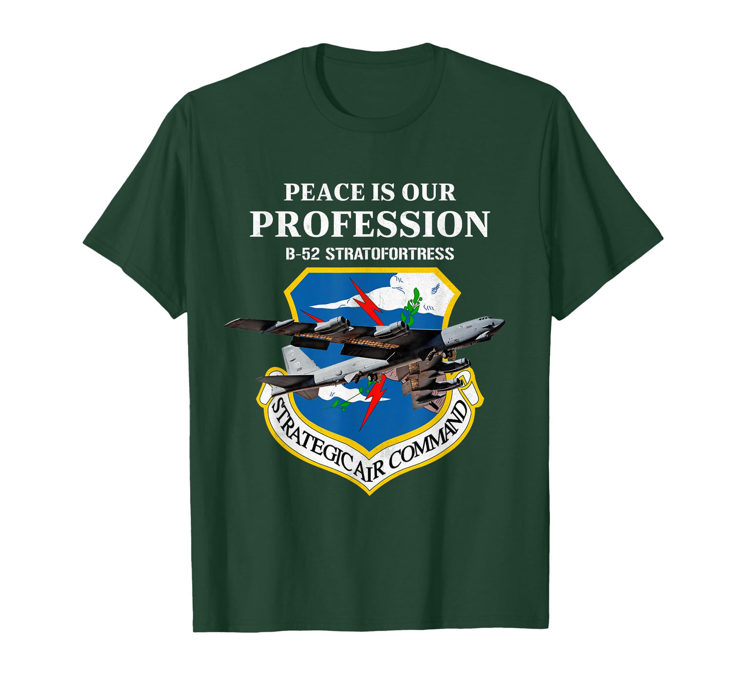 Strategic Air Command B-52 Stratofortress USAF Cold War Gift T-Shirt
