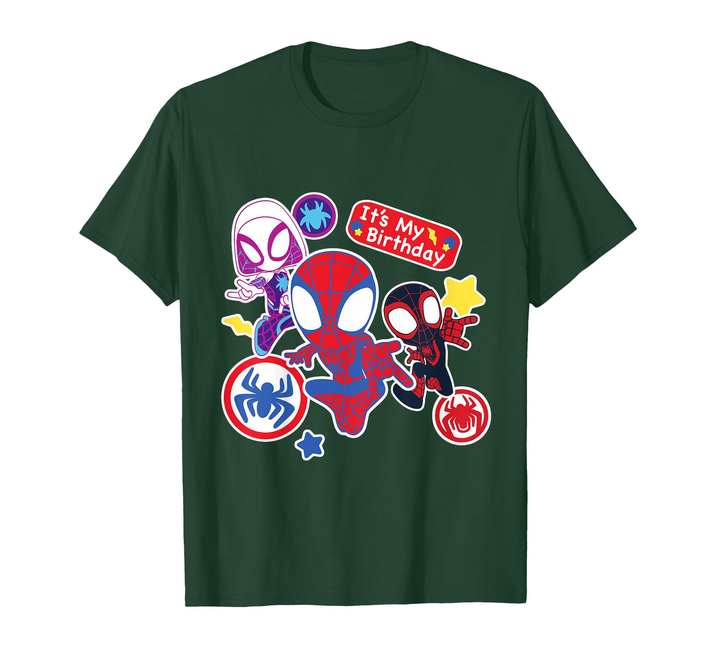 Marvel Spidey and His Amazing Friends It’s My Birthday T-Shirt
