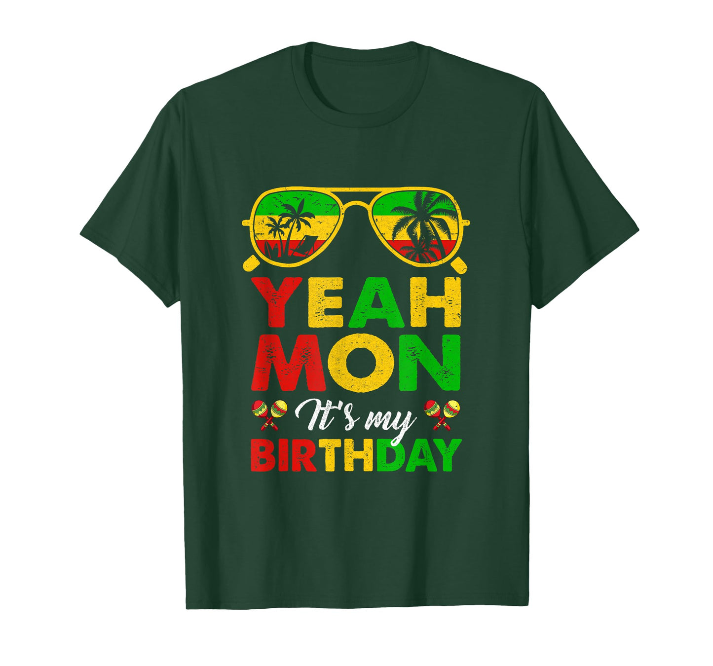 Yeah Mon Jamaican Jamaica Birthday Party Girls Women Men T-Shirt