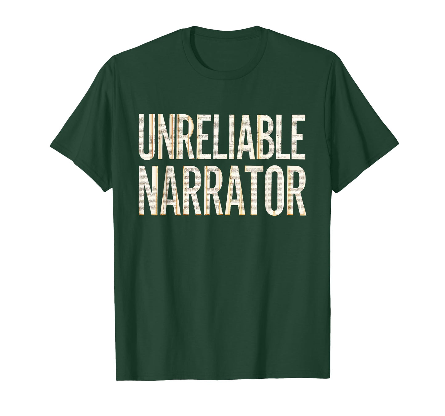 Unreliable Narrator Shirt Men Women Literary Lover Writer T-Shirt