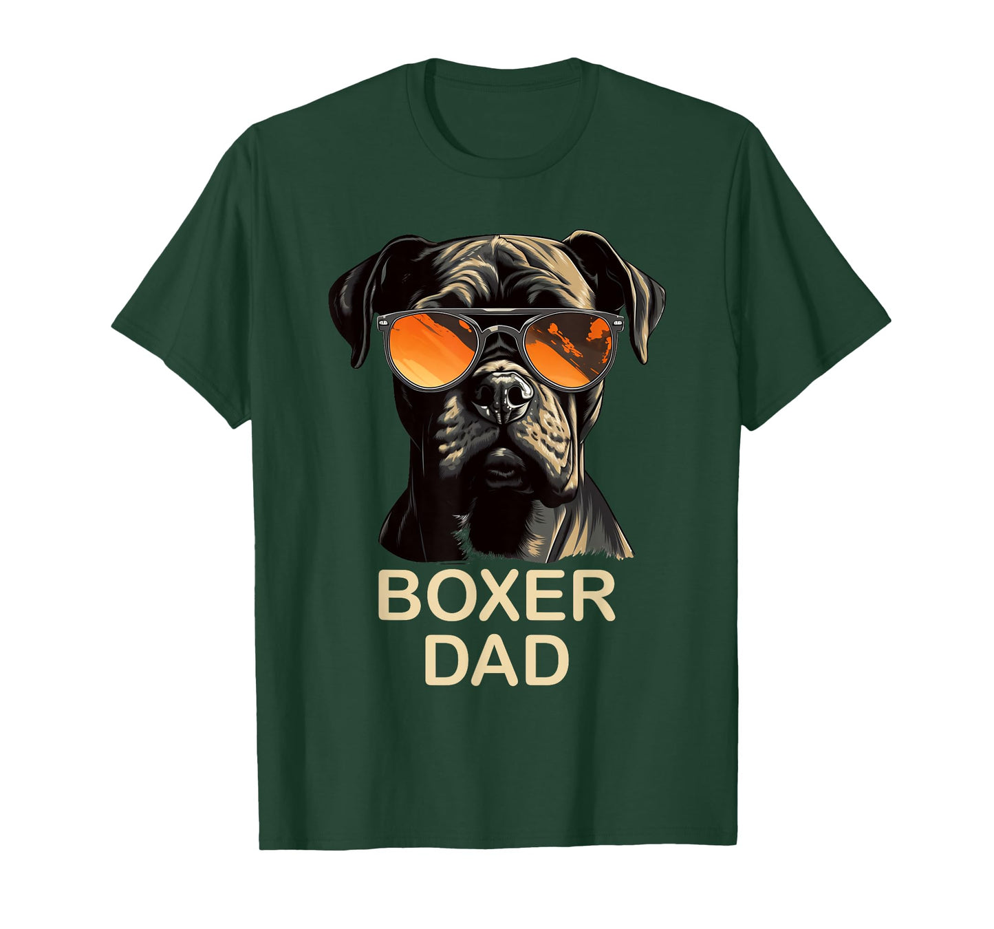 Boxer Dad Dog Owner Gift Funny Boxer Dog Lover Dad T-Shirt