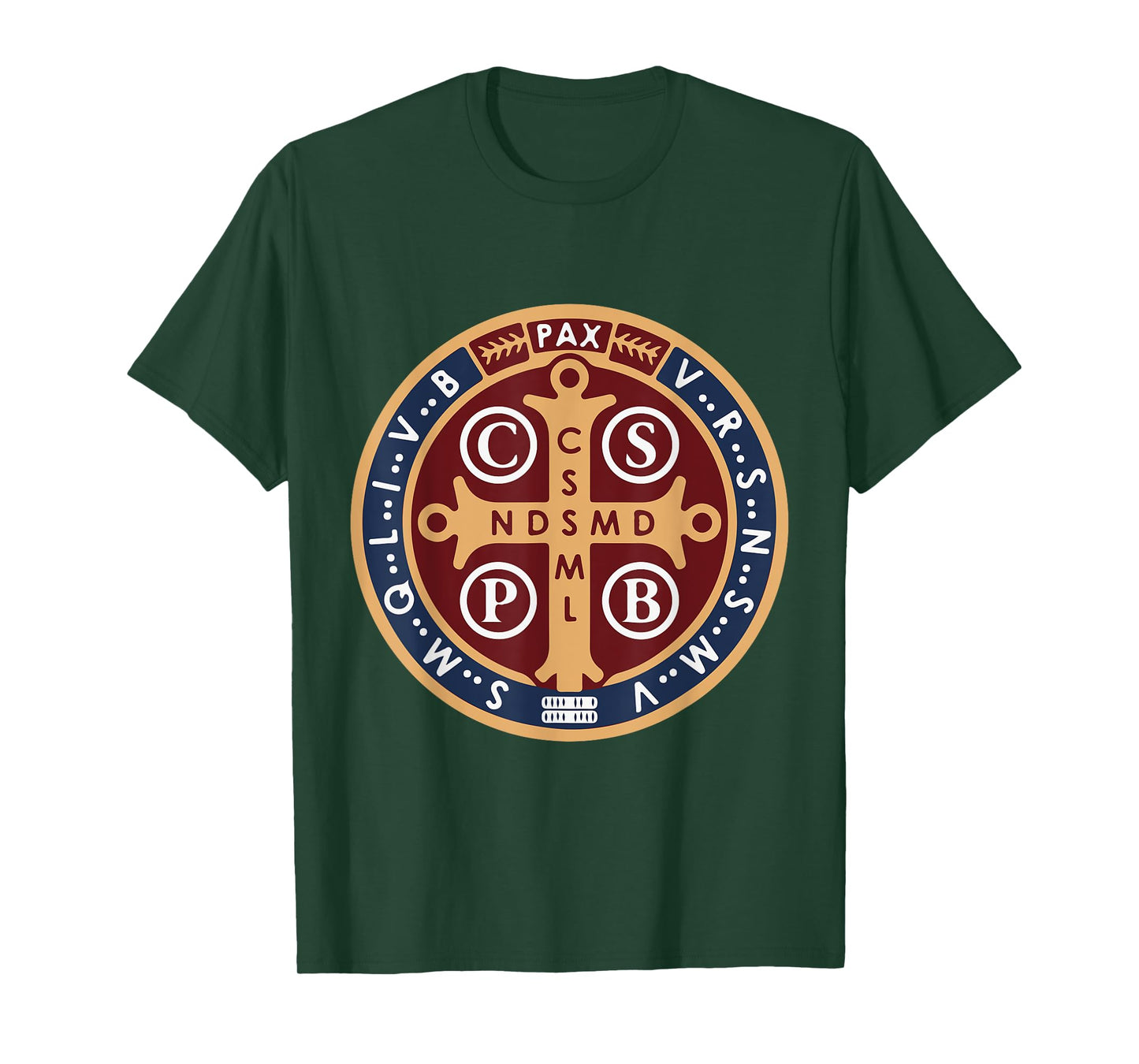 Spiritual Religious Christian Catholic St Benedict T-Shirt T-Shirt