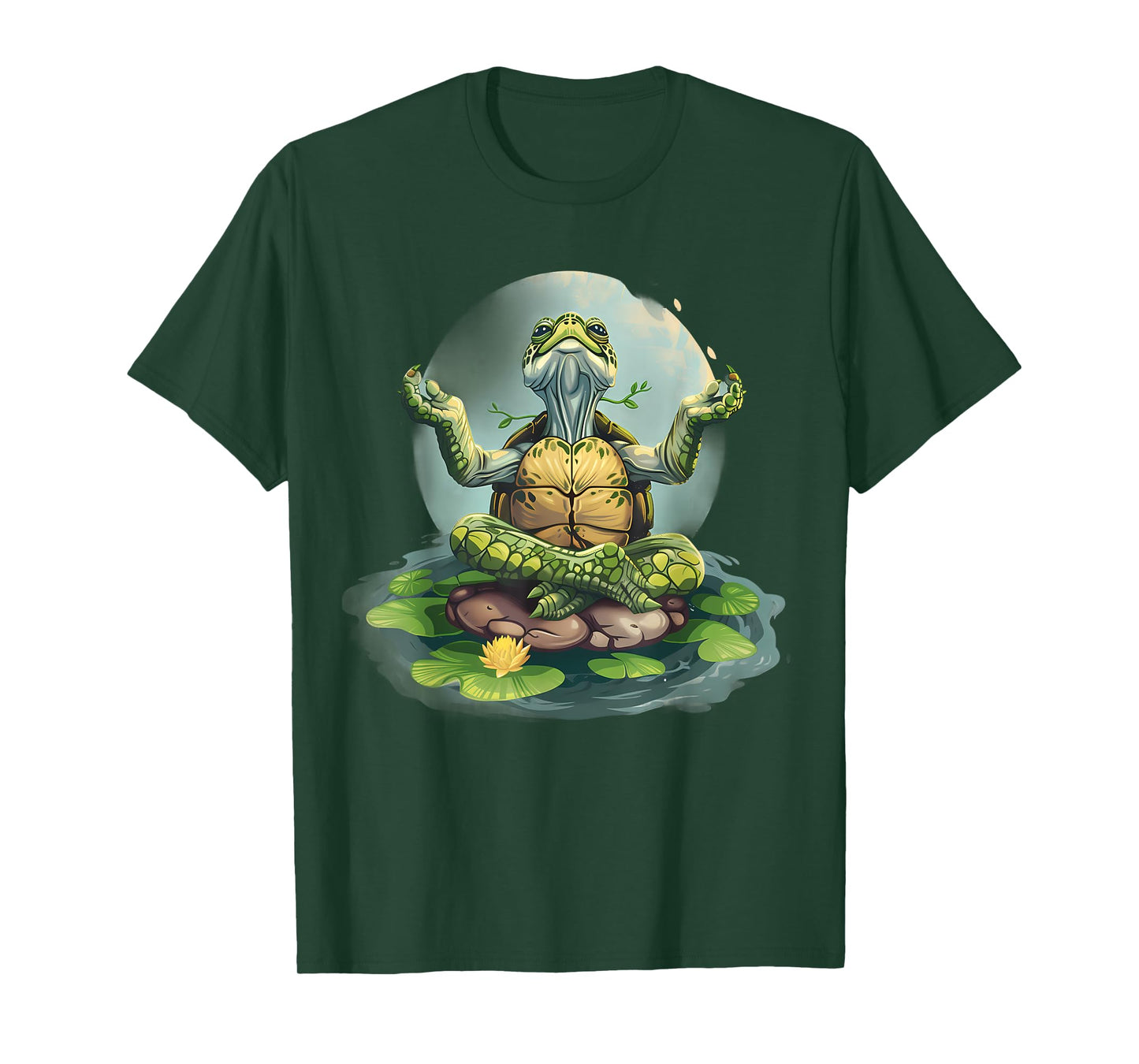 Meditation Turtle Zen Buddha Spirituality Buddhist Hindu T-Shirt